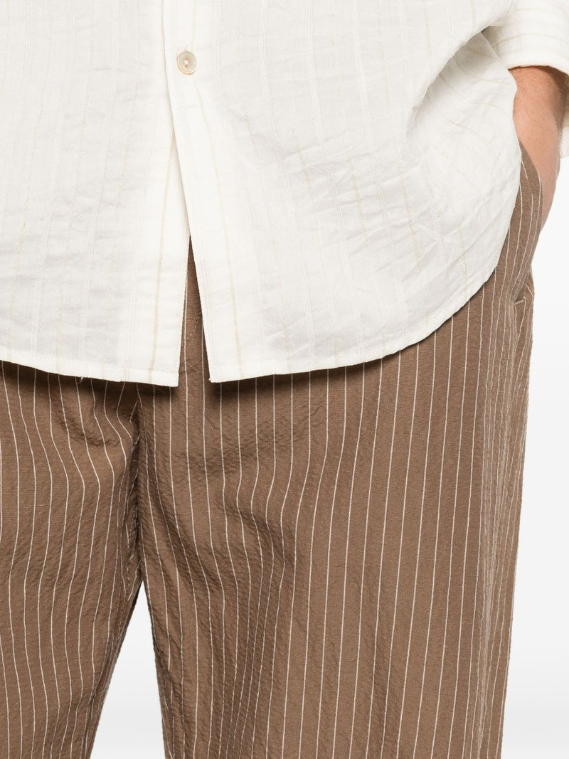 Samurai stripe drawstring trousers 5