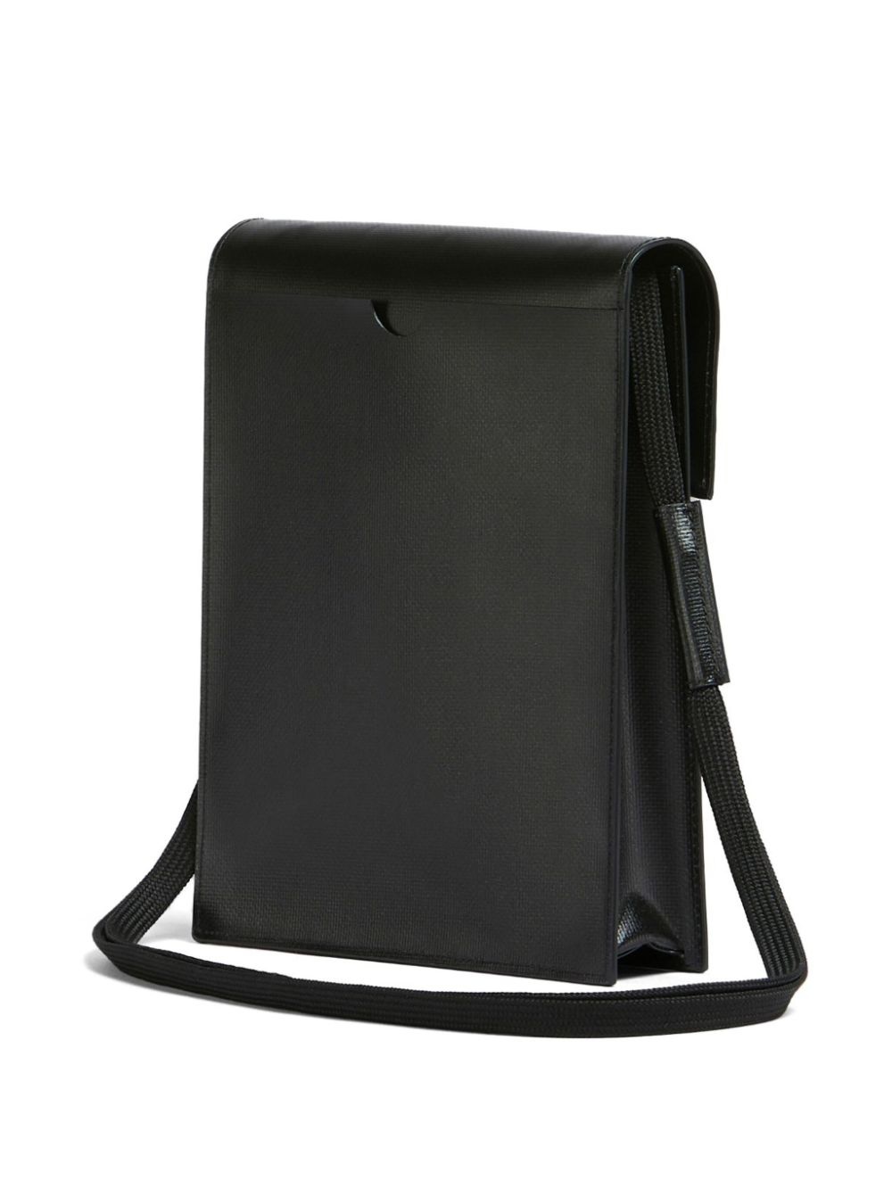 logo-print press-stud fastening shoulder bag - 3