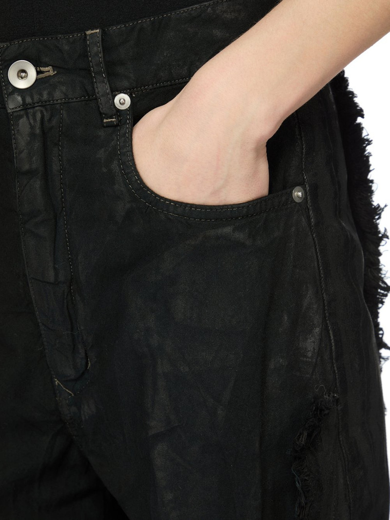 distressed panelled jeans 6