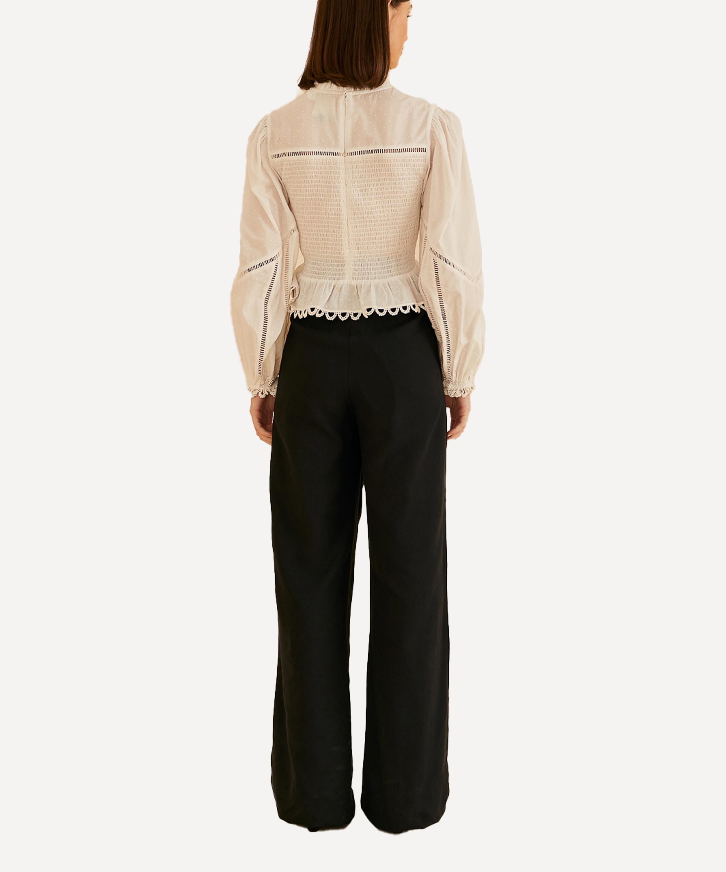 Black Low Waist Trousers - 3