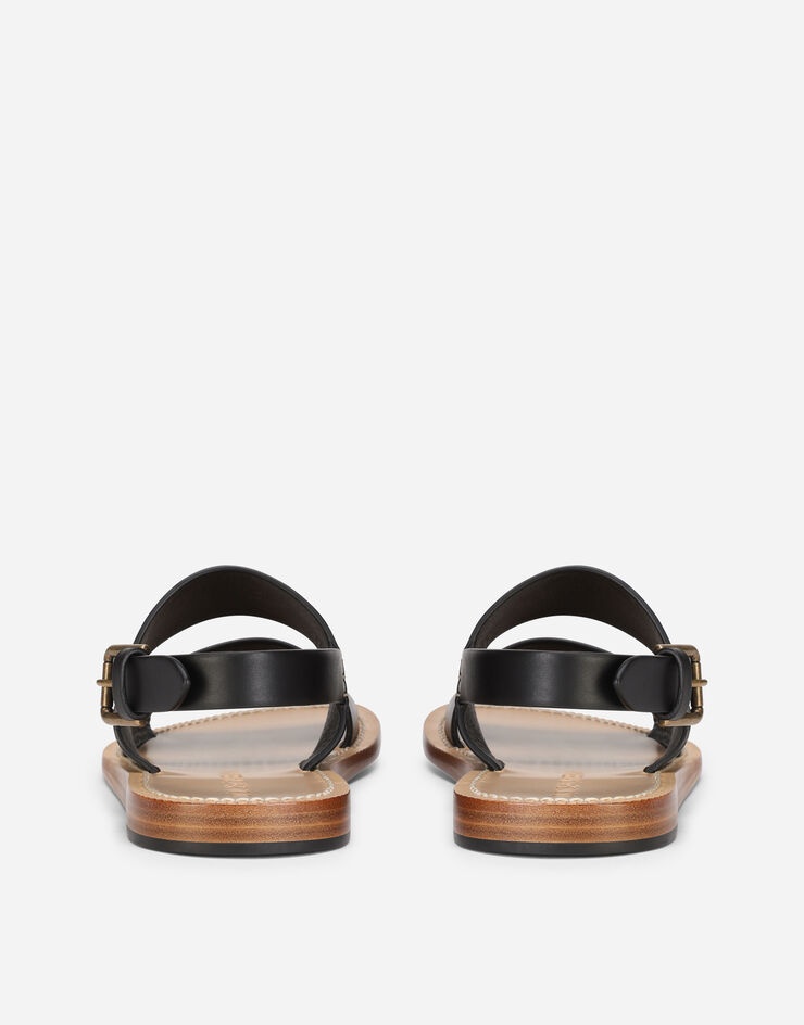 Calfskin pantheon sandals - 3