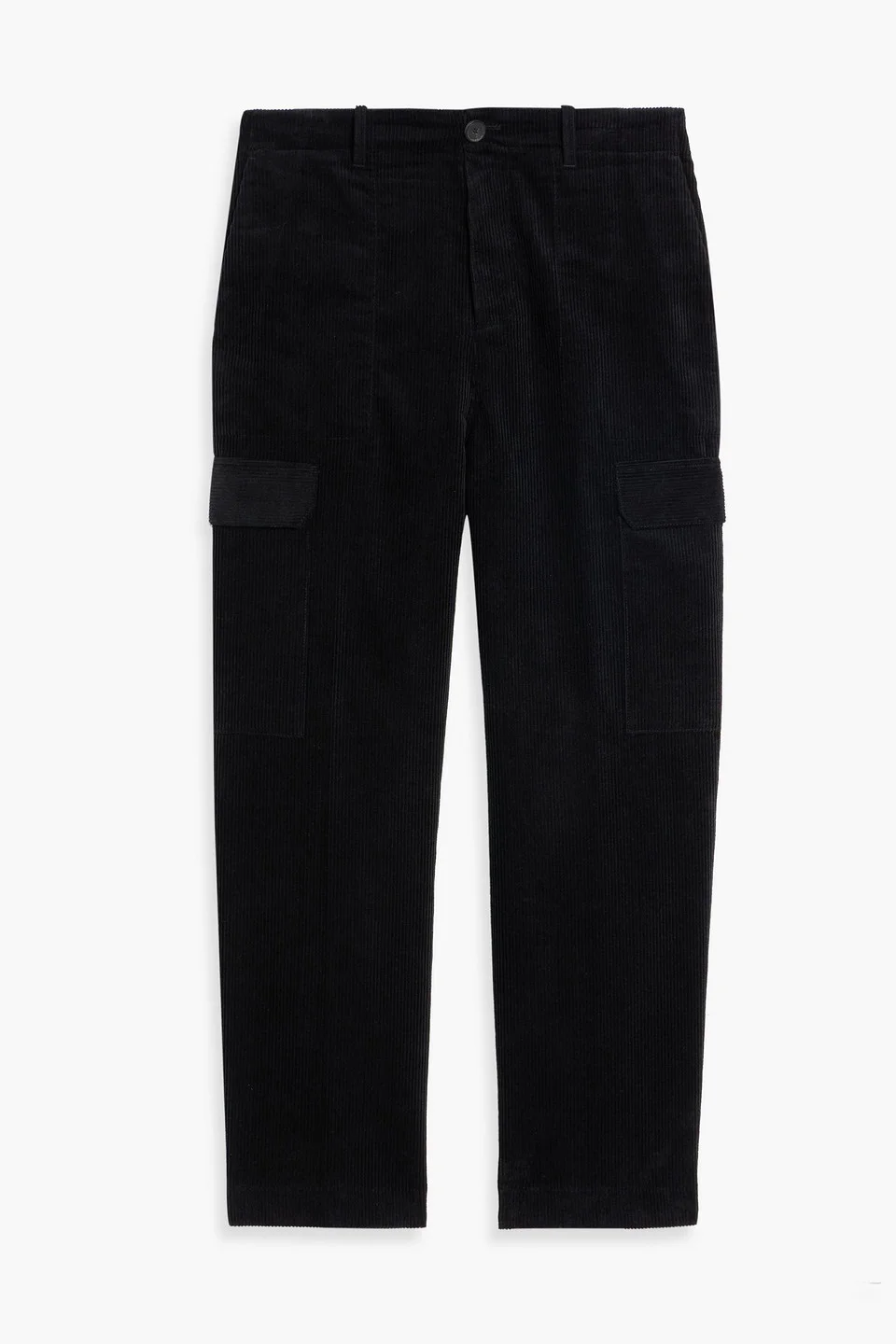 Tapered cotton-corduroy cargo pants - 1