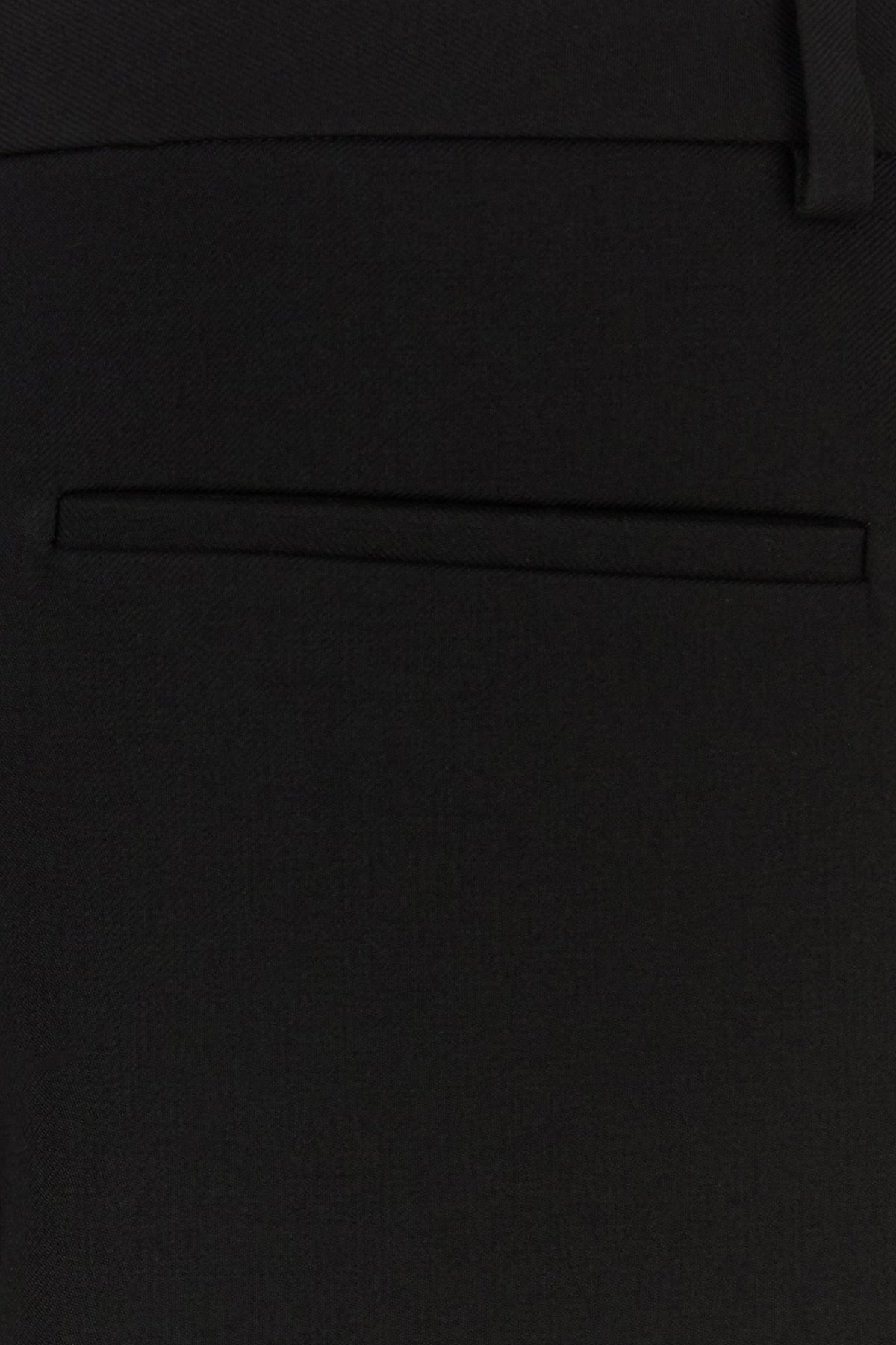 Black wool blend pant - 5