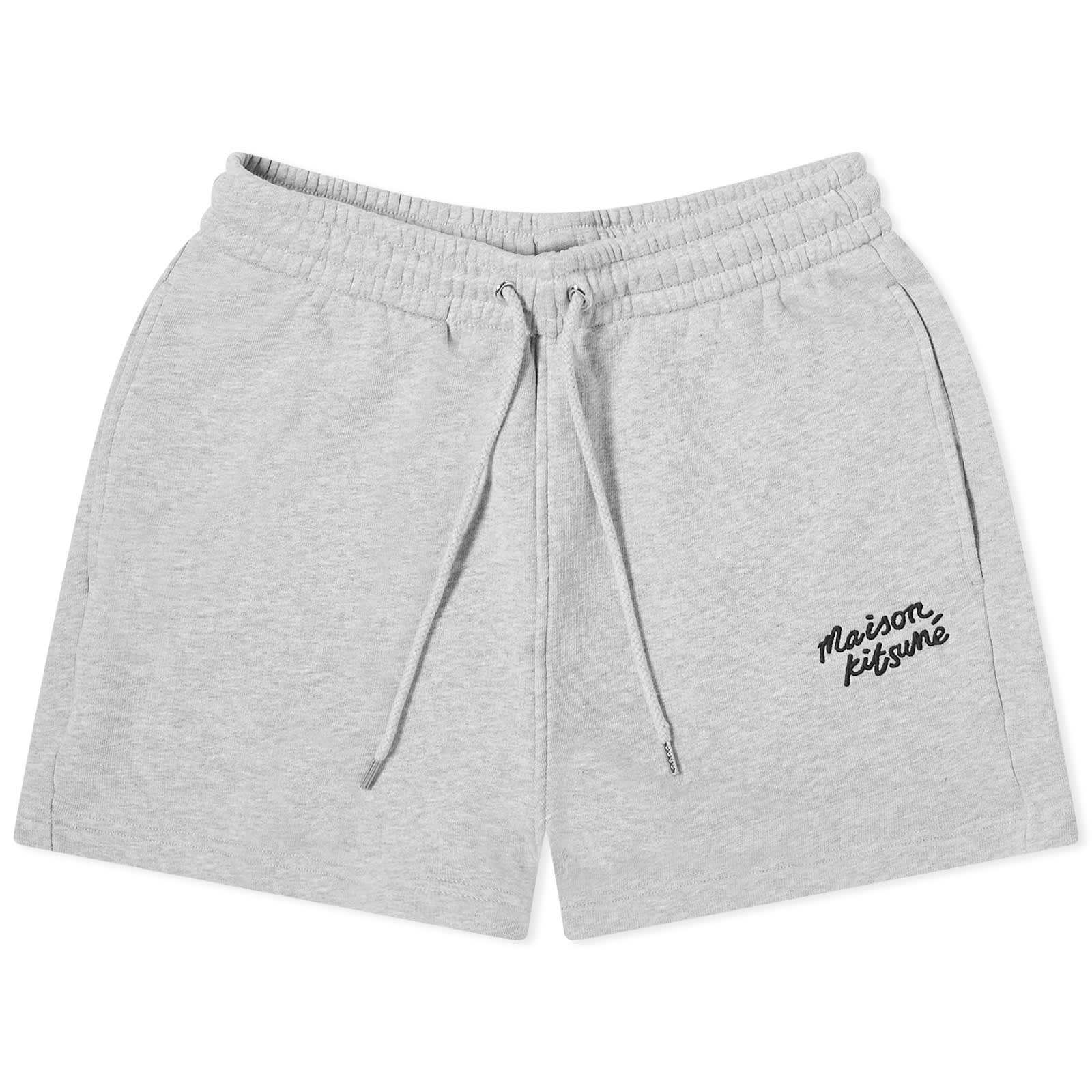 Maison Kitsune Handwriting Logo Regular Jog Shorts - 1