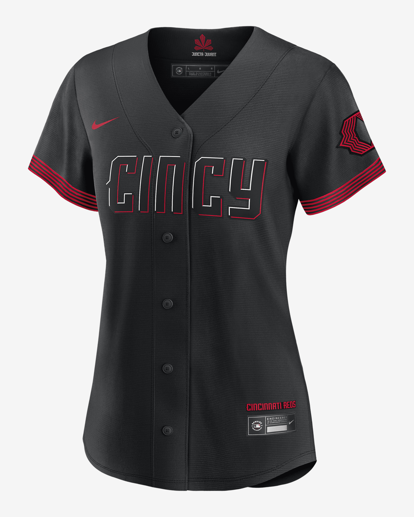 MLB Cincinnati Reds City Connect (Ken Griffey Jr.) Women's Replica Baseball Jersey - 1