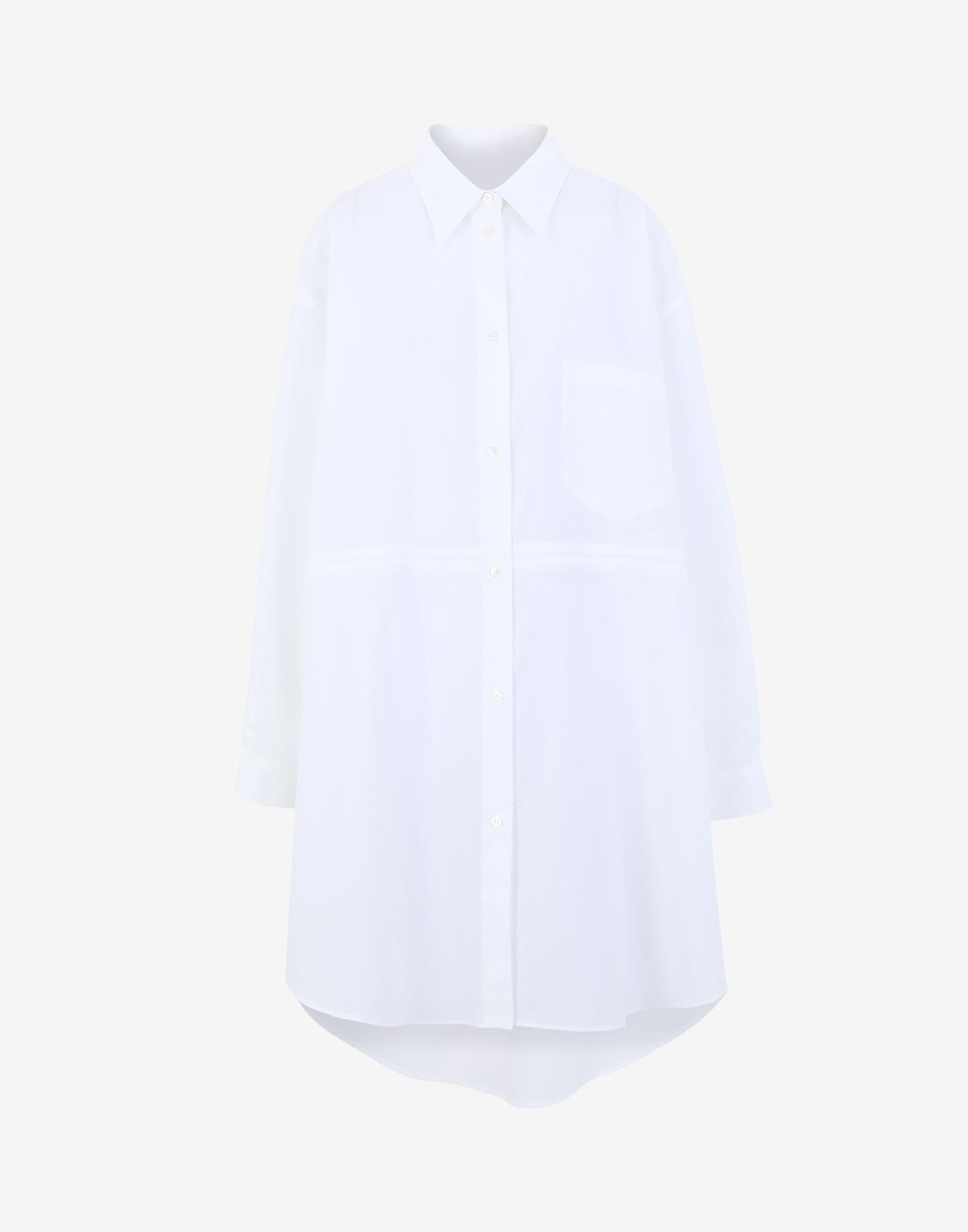 Poplin shirt-dress - 1
