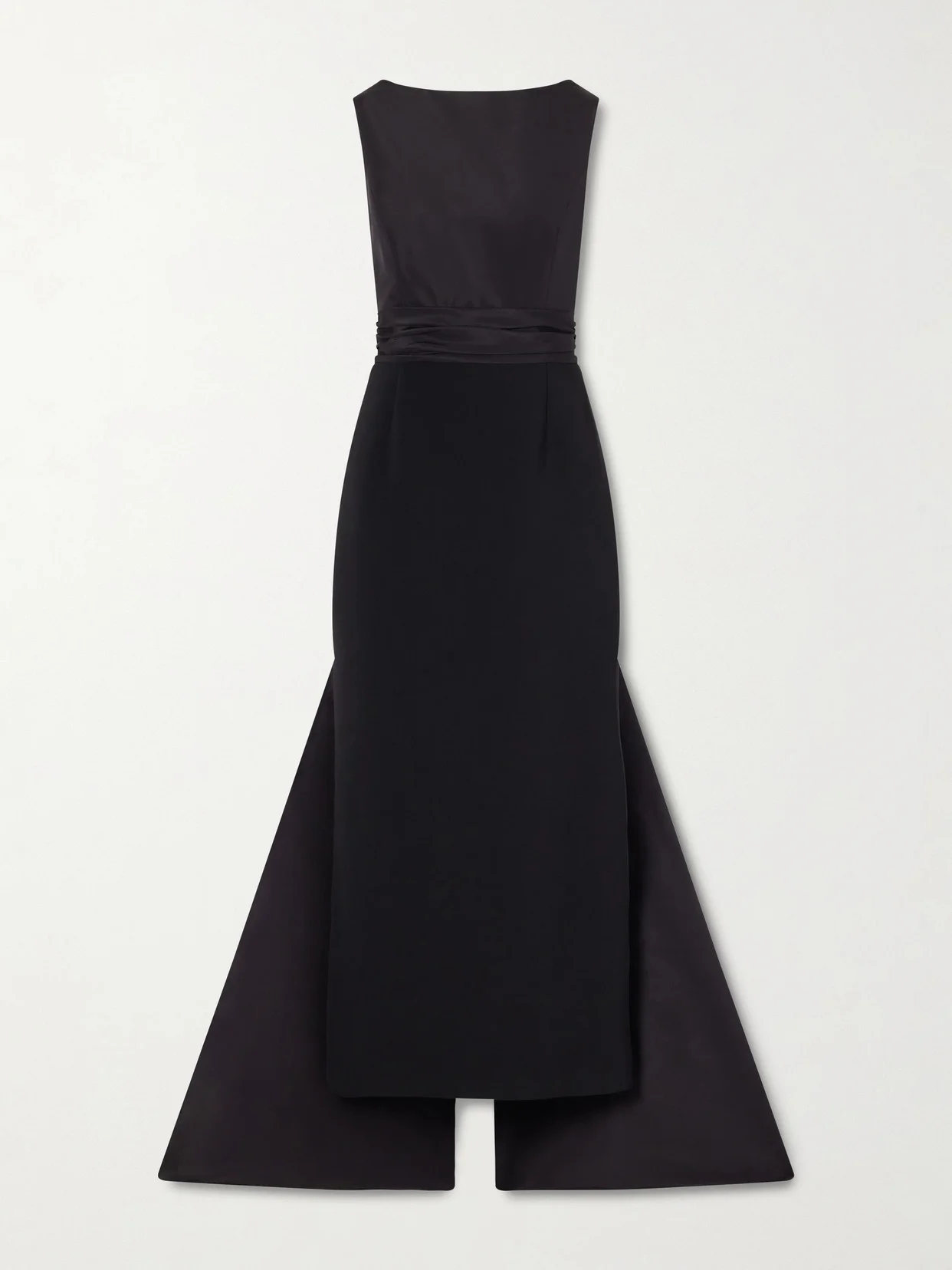 Bow-detailed Faille Gown - 1