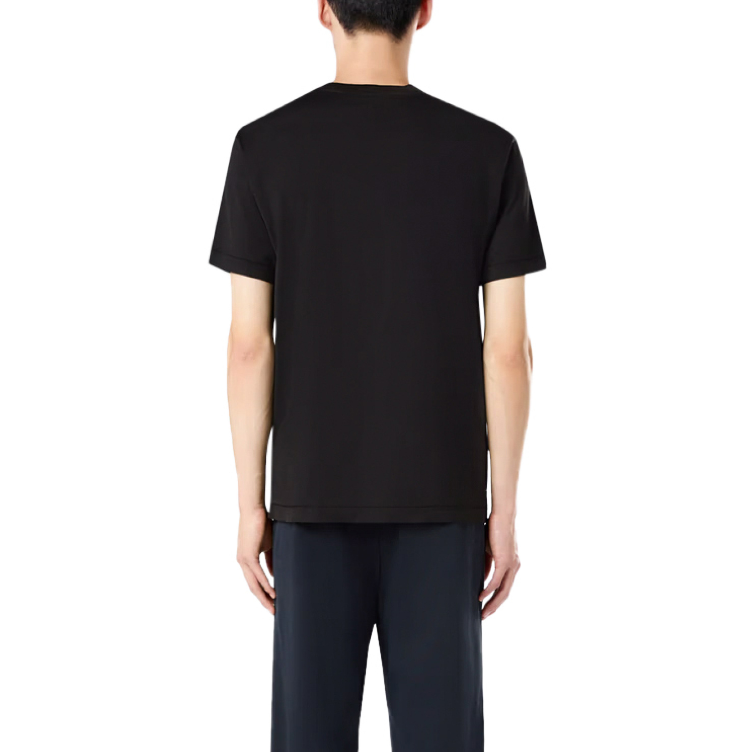 Stone Island Logo Patch T-Shirt in Black - 6