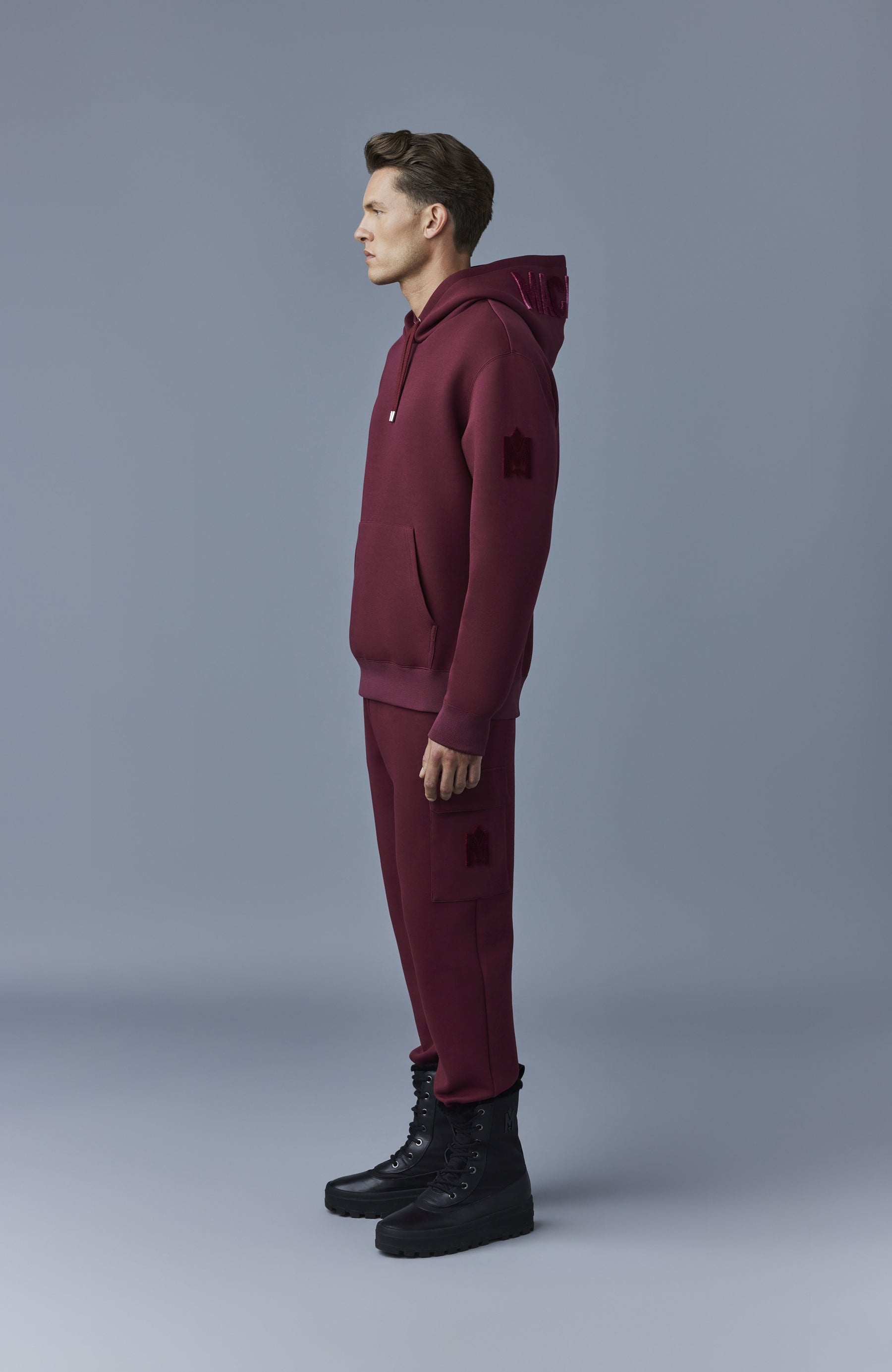 KRYS hoodie with velvet embroidery - 3