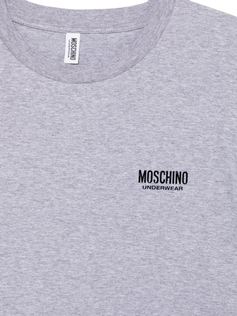logo-detail cotton T-shirt - 3