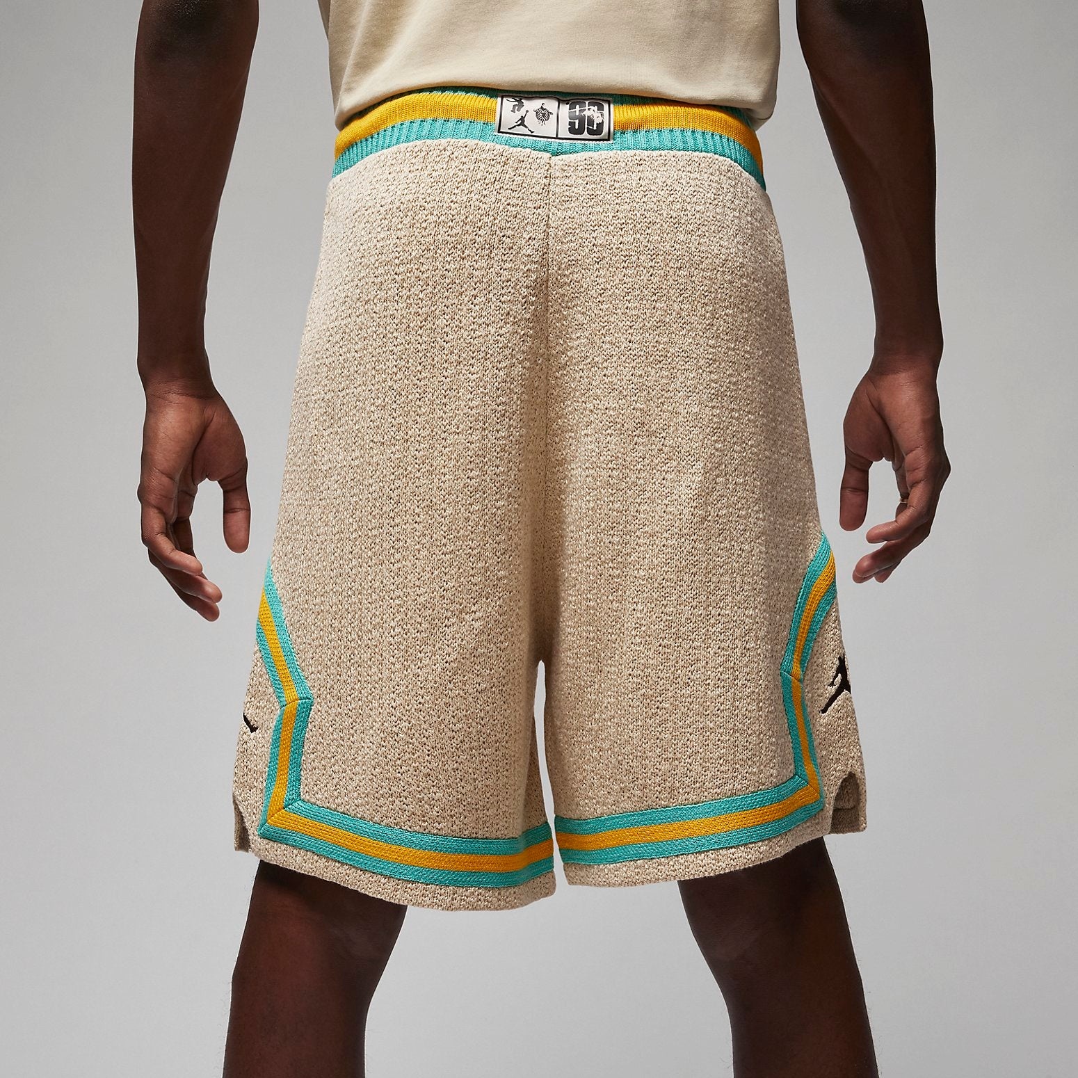 Air Jordan x UNION x Bephies Beauty Supply Diamond Shorts 'BAROQUE BROWN/WASHED TEAL' FD4242-237 - 3