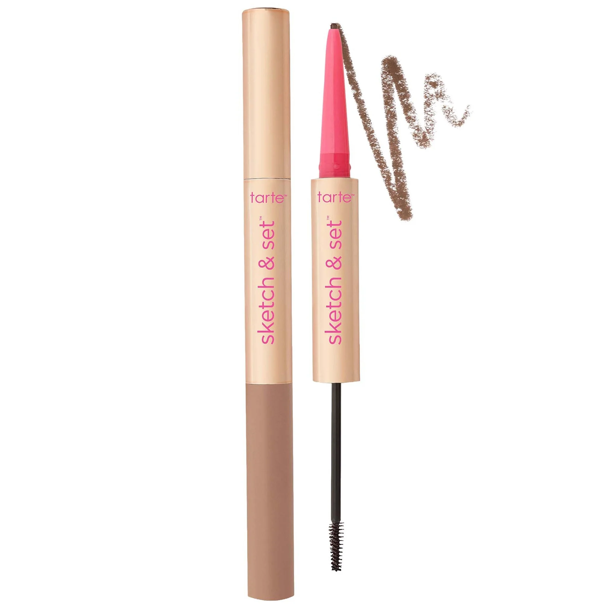 tarte Big Ego Sketch Set Eyebrow Definer Pencil & Tinted Gel 2 piece - Ash Blonde - 1