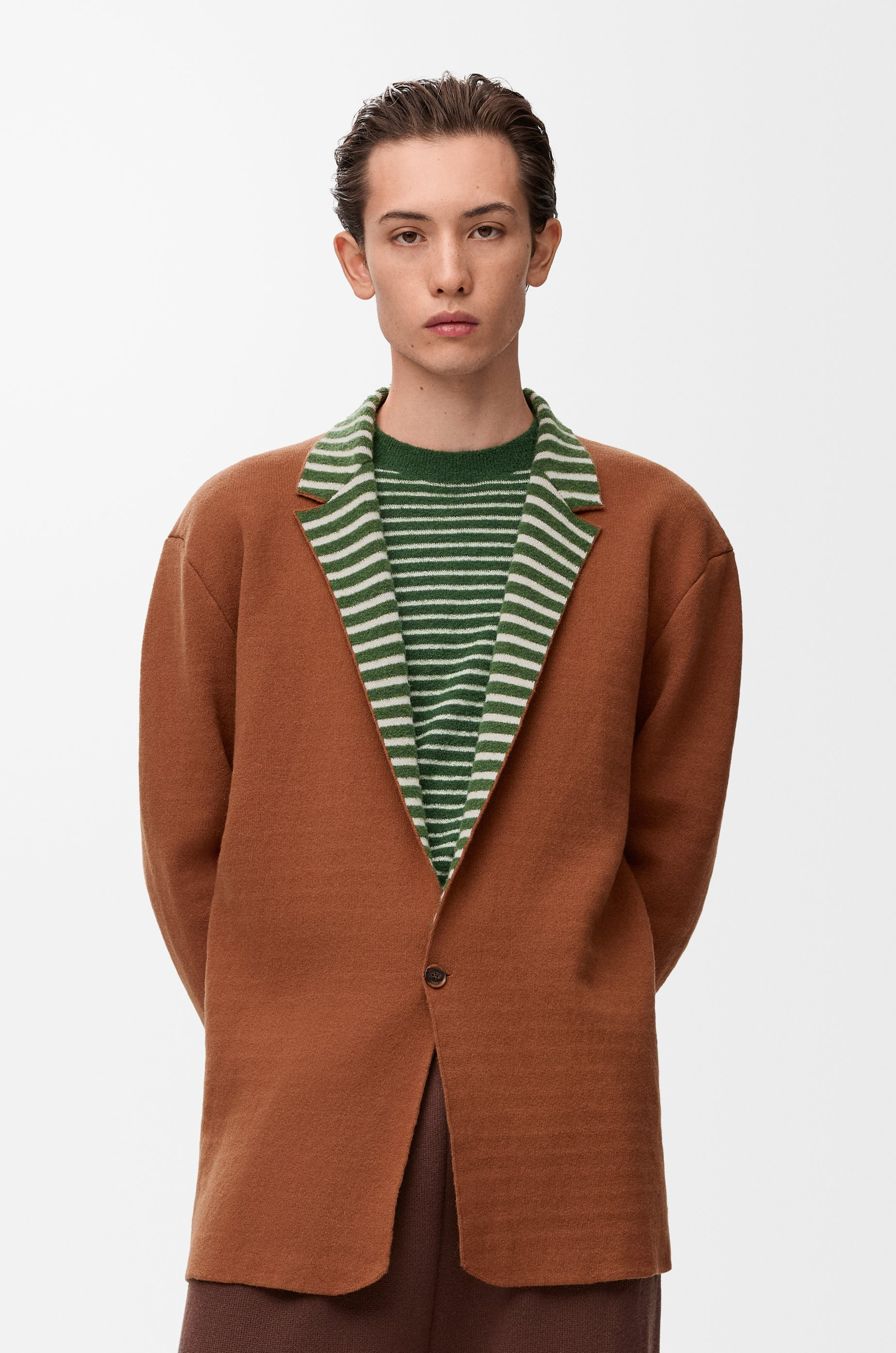 Jacket in wool and alpaca blend - 3