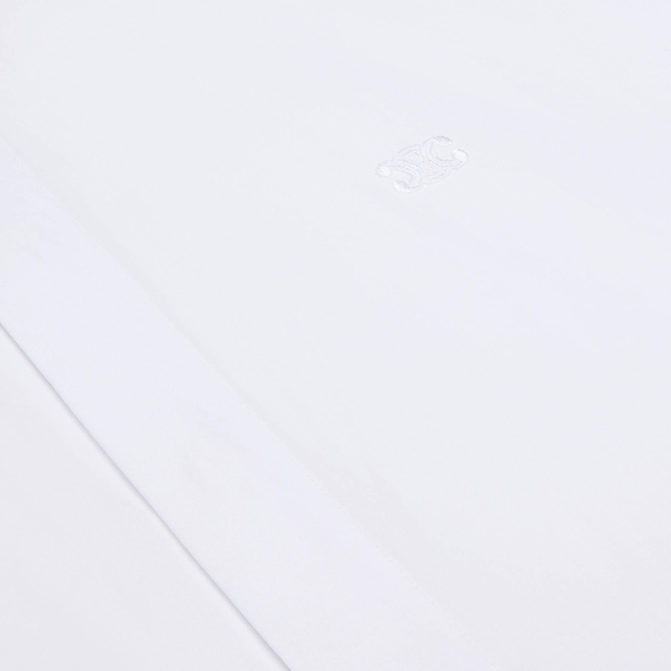 loose shirt in cotton poplin - 4