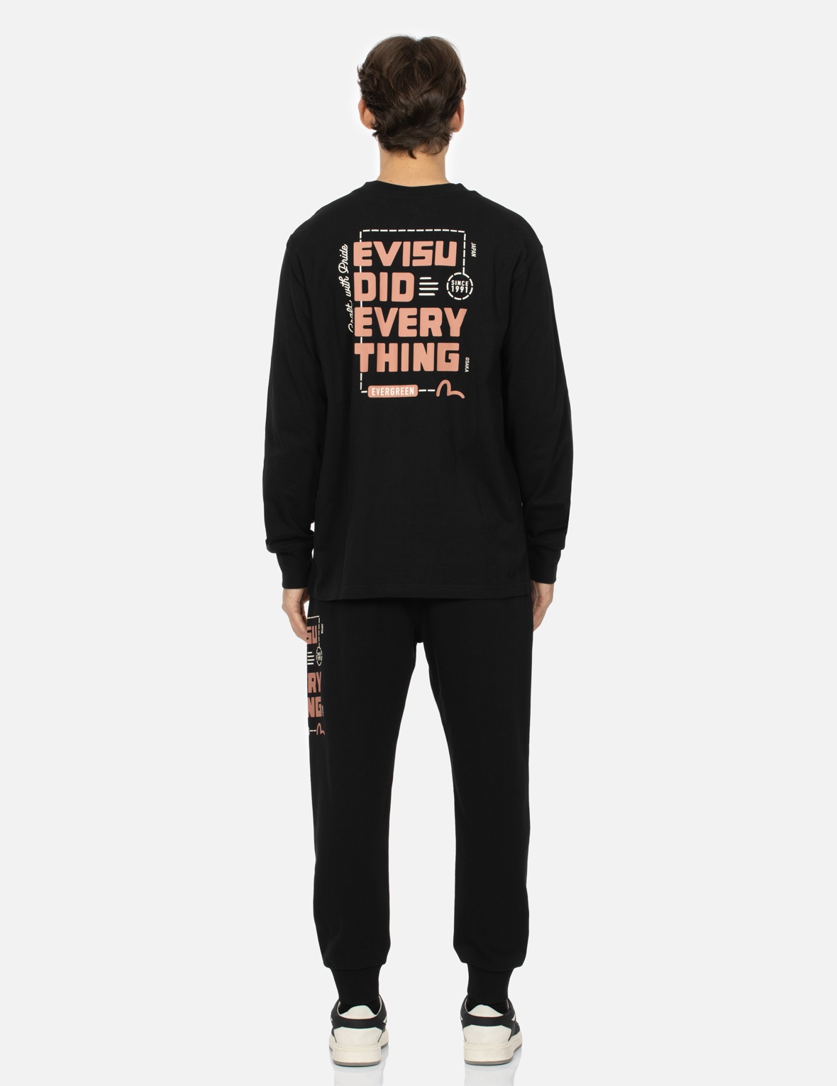 SLOGAN PRINT REGULAR FIT SWEATPANTS - 6