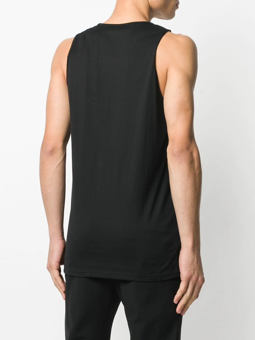 logo patch tank top - 4