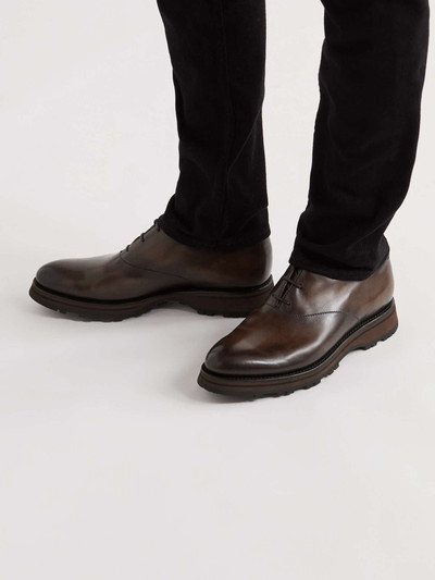 Berluti Alessio Padova Venezia Leather Oxford Shoes outlook