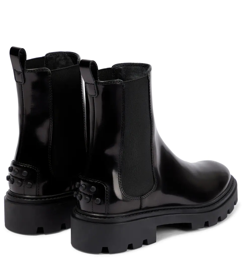 Patent leather Chelsea boots - 3