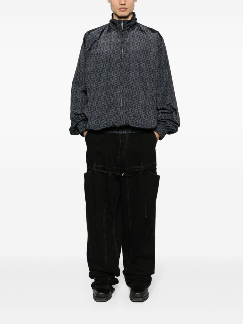 GCDS reversible logo-print jacket outlook
