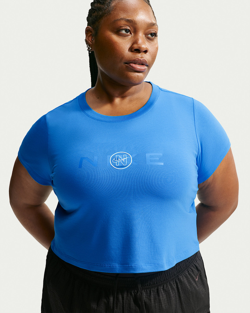 Nike Sportswear Chill Knit Women's Slim Cropped T-Shirt (Plus Size) 1