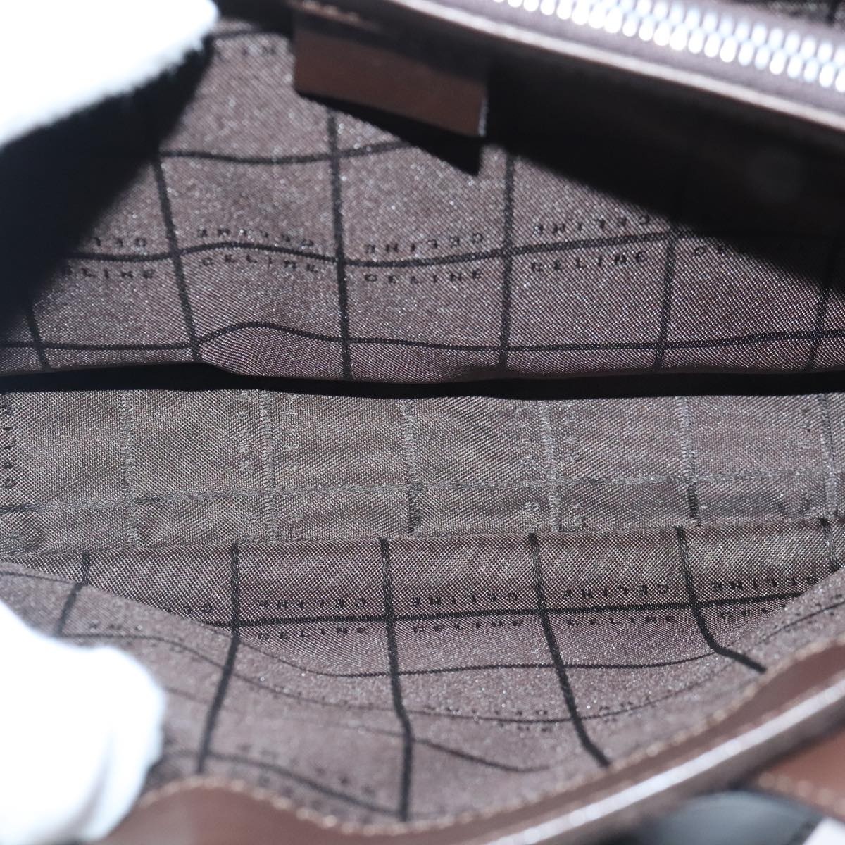 CELINE C Macadam Canvas Hand Bag Brown - 10