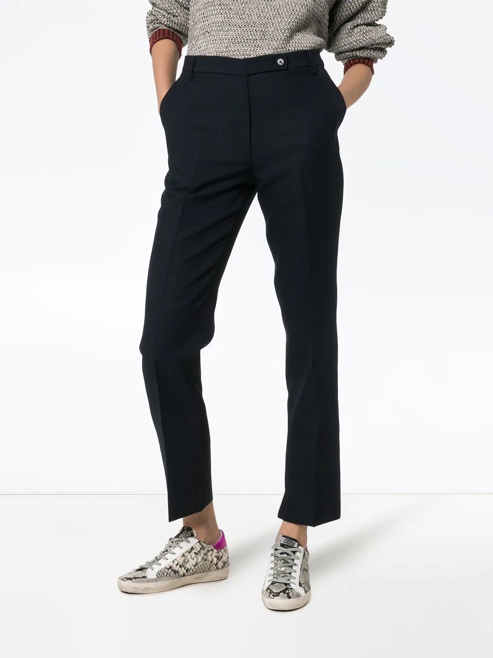 Venice slim-fit tailored trousers - 3