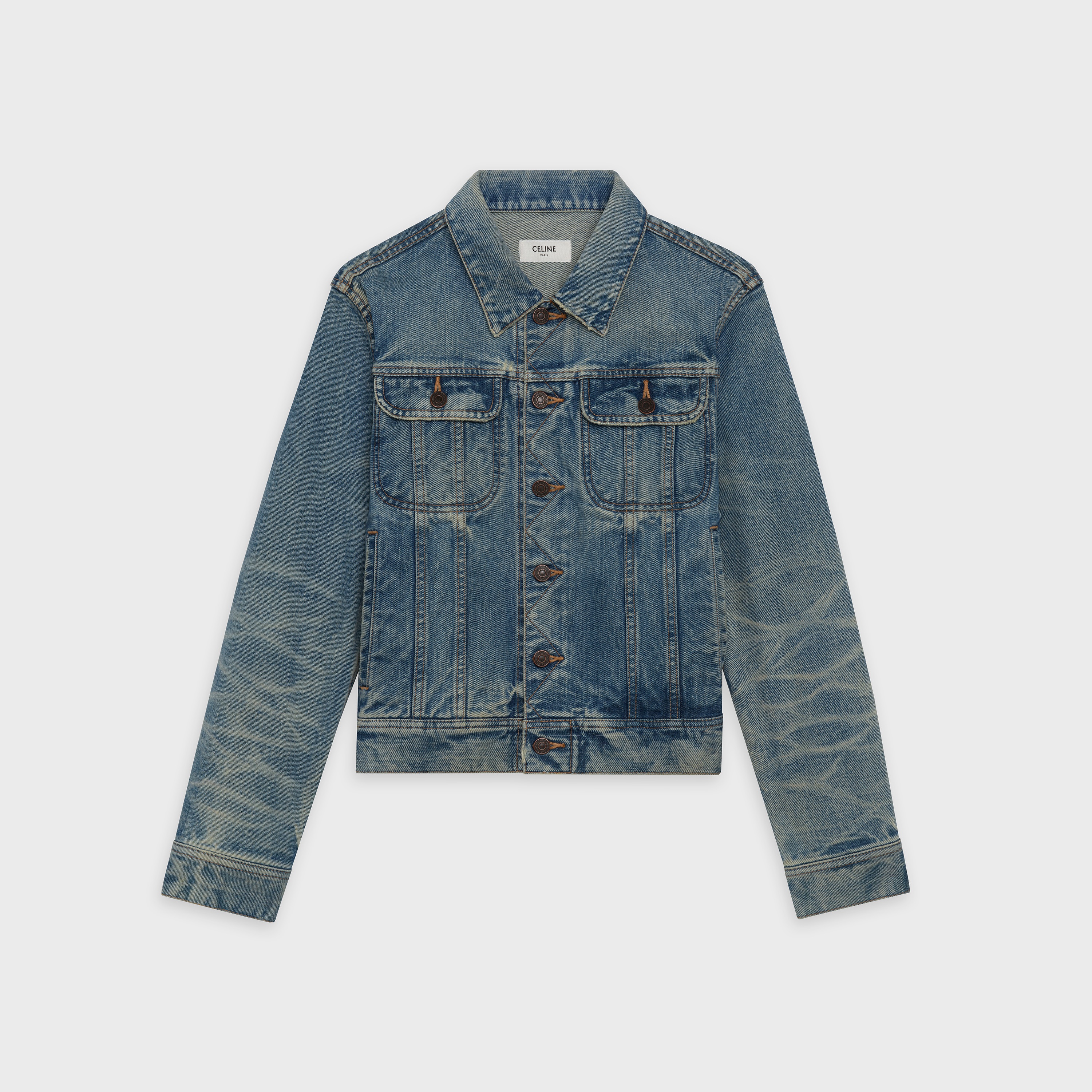 CELINE TRUCKER JACKET IN DENIM - 1