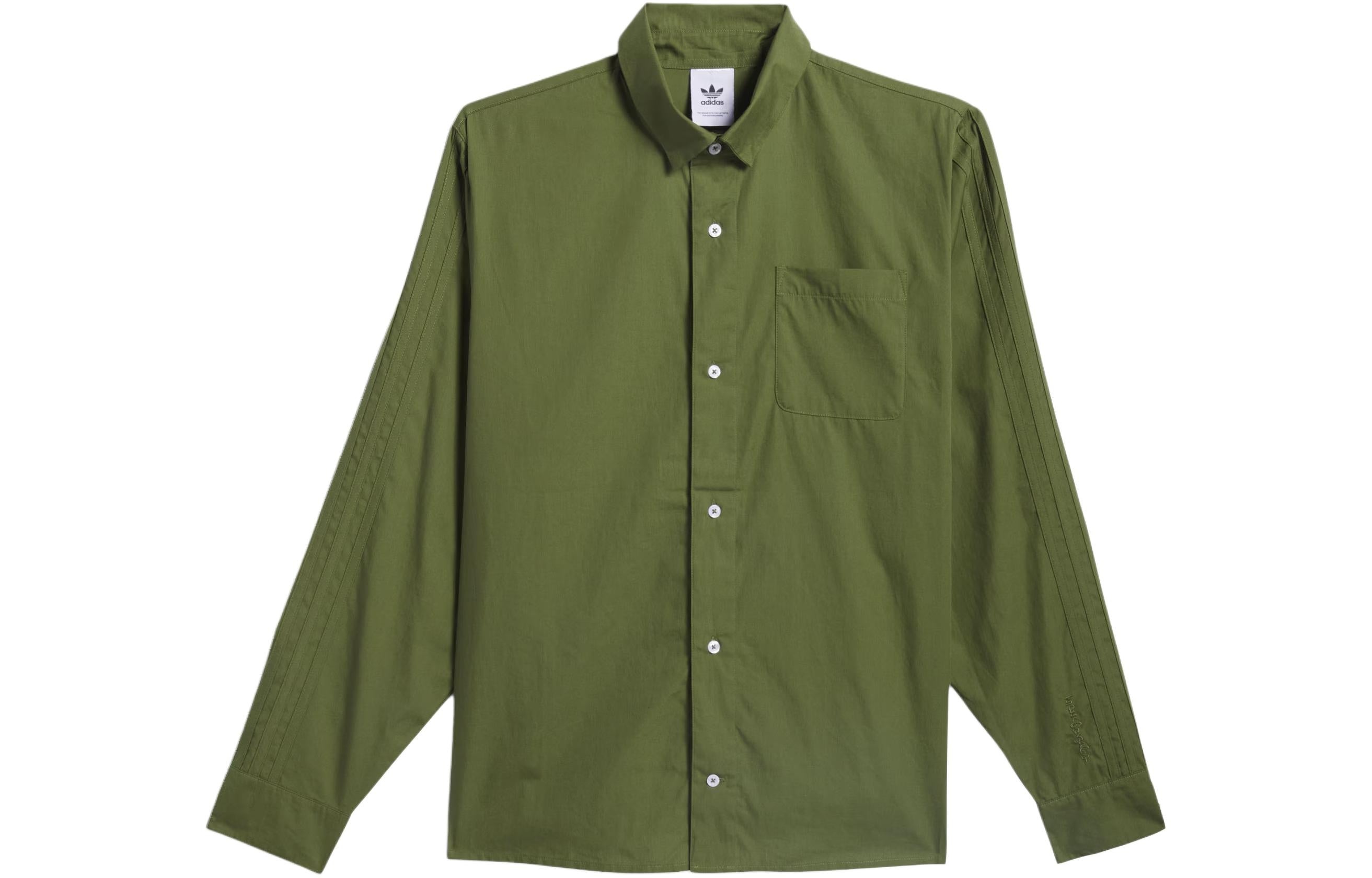 adidas Originals Shmoofoil Button Up Asia Sizing 'Green White' IU0081 - 2