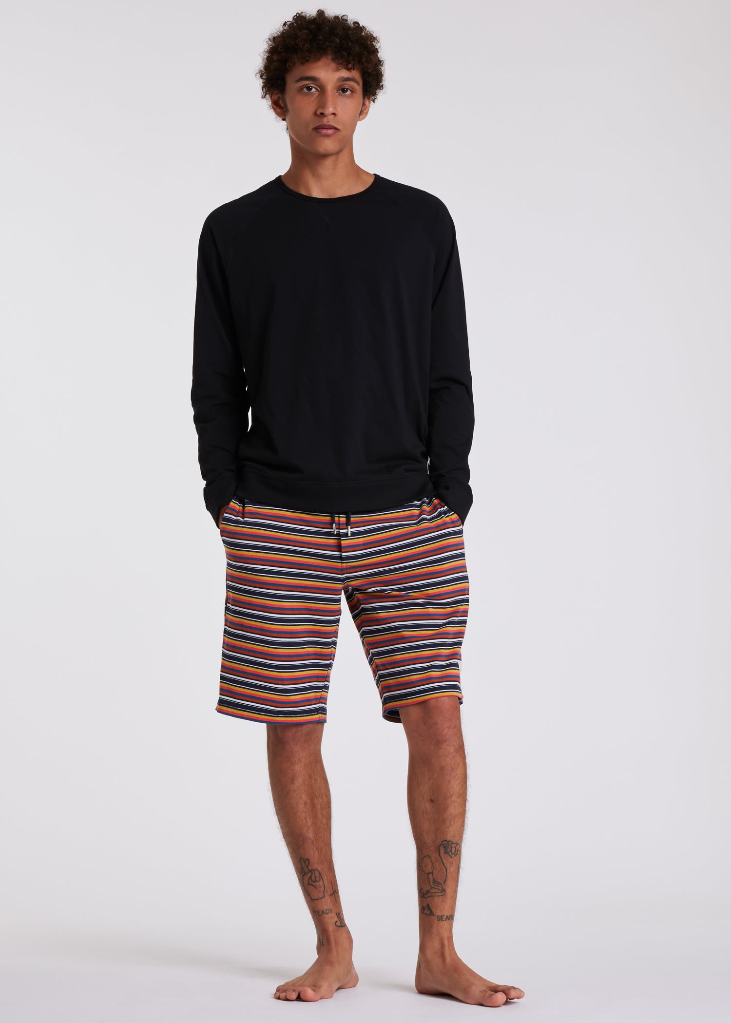 Jersey Cotton Long-Sleeve Lounge Top - 6