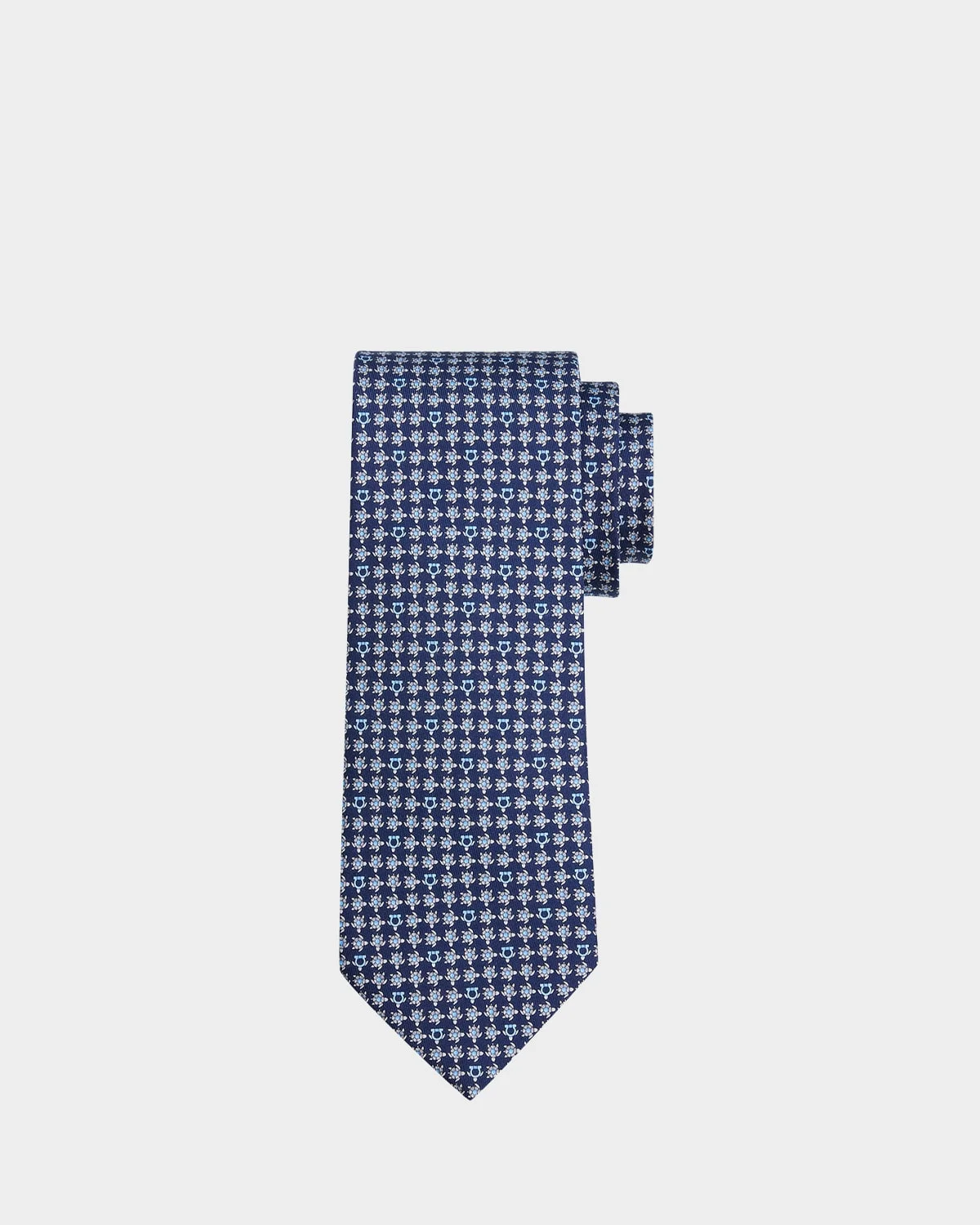 Men's Micro-Gancio and Turtle Silk Tie - 1
