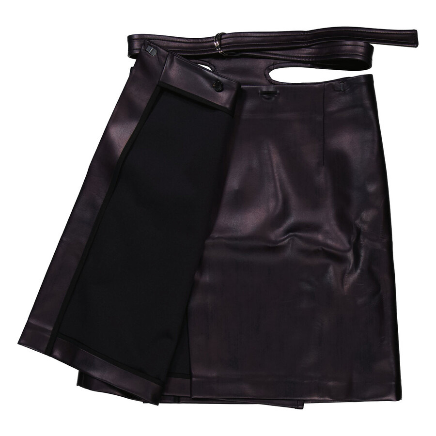 Atlein Ladies Black Belt Skirt - 2