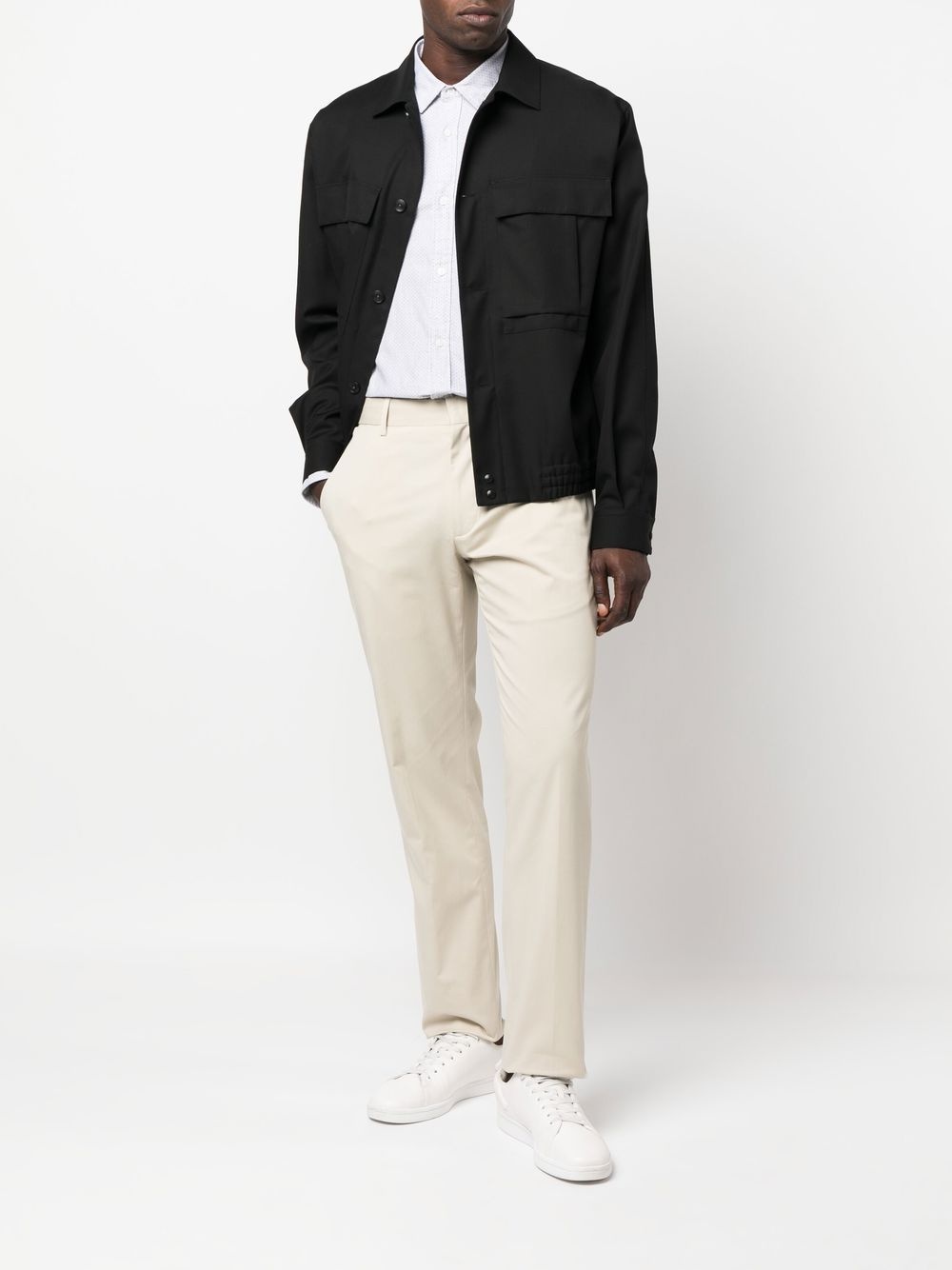 straight-leg chino trousers - 2
