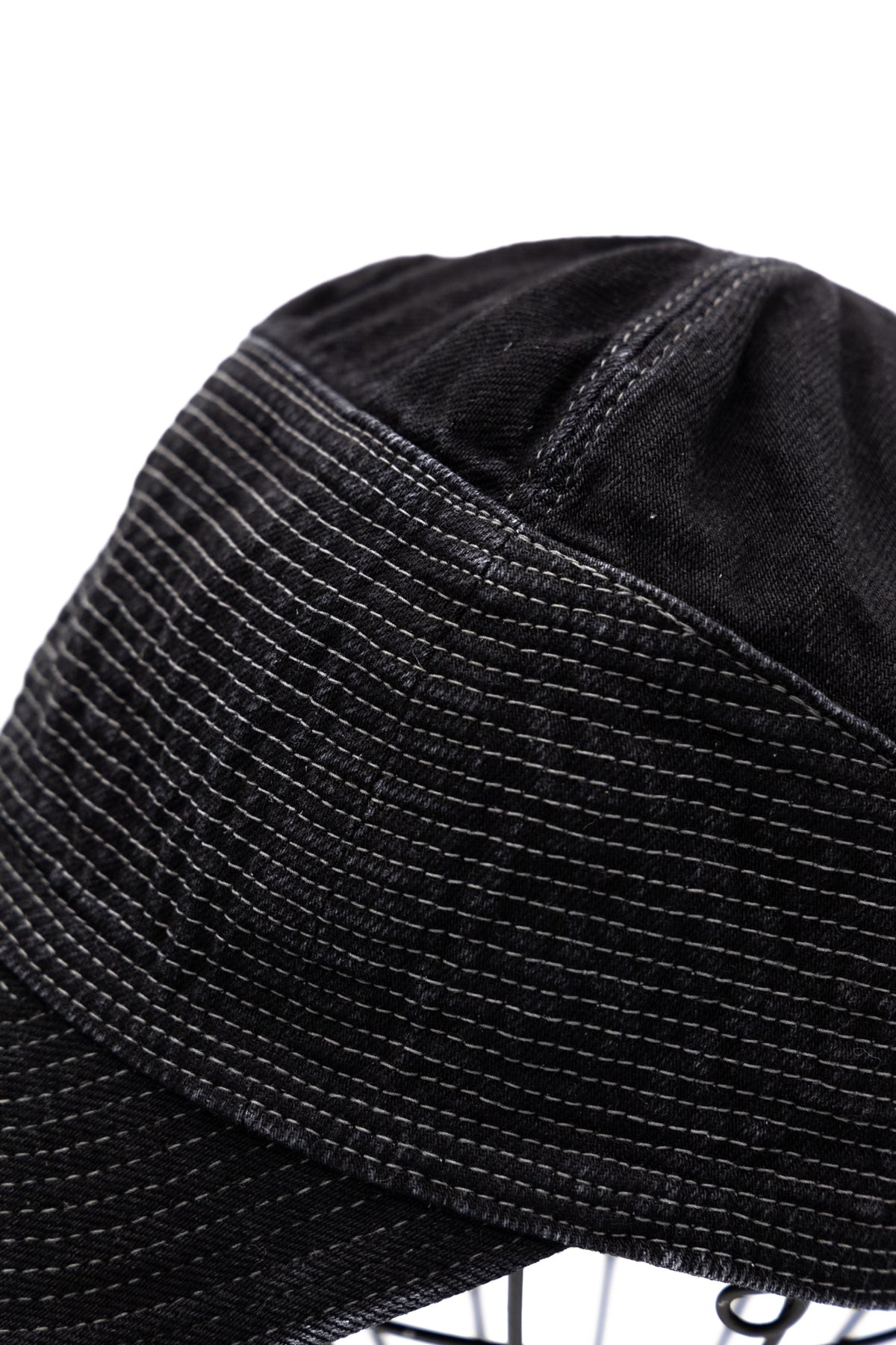 11.5oz BLKxBLK Denim THE OLD MAN AND THE SEA Cap - 4