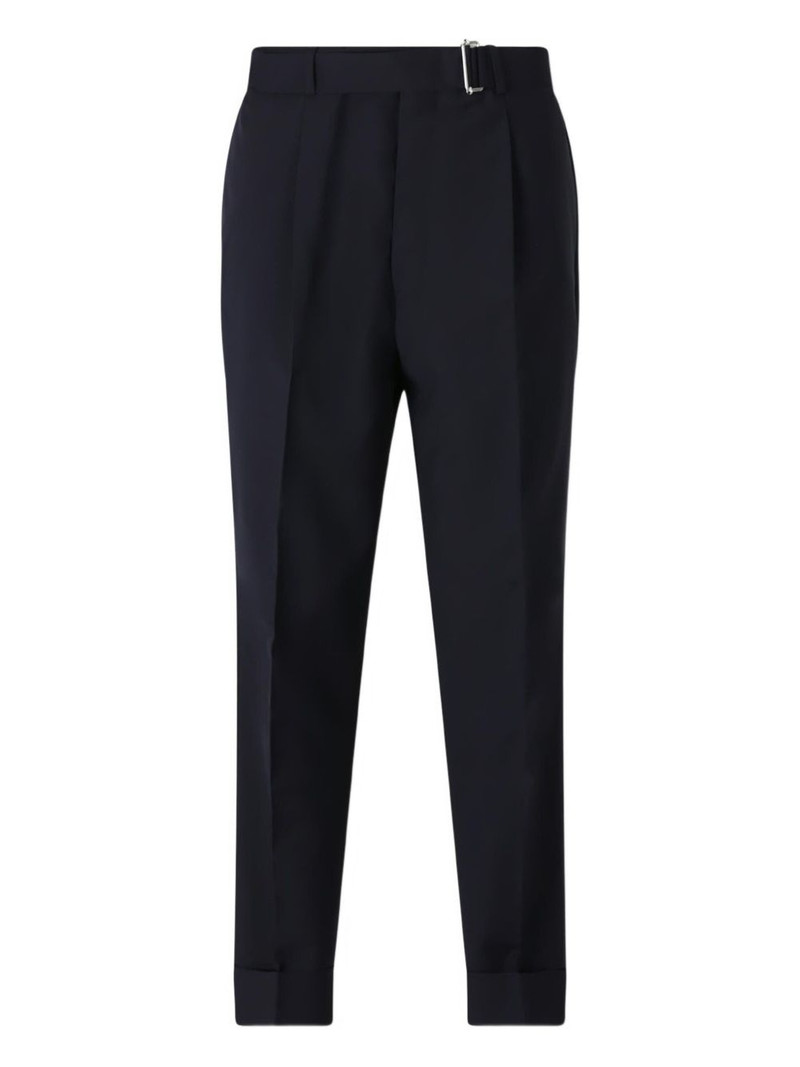 pleated belted trousers 1