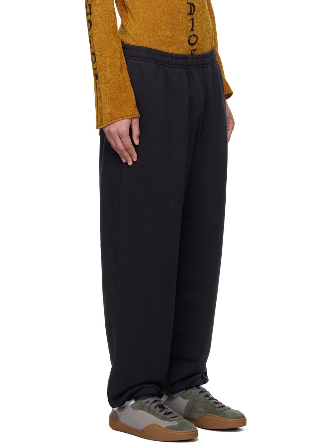 Black Organic Cotton Sweatpants - 2
