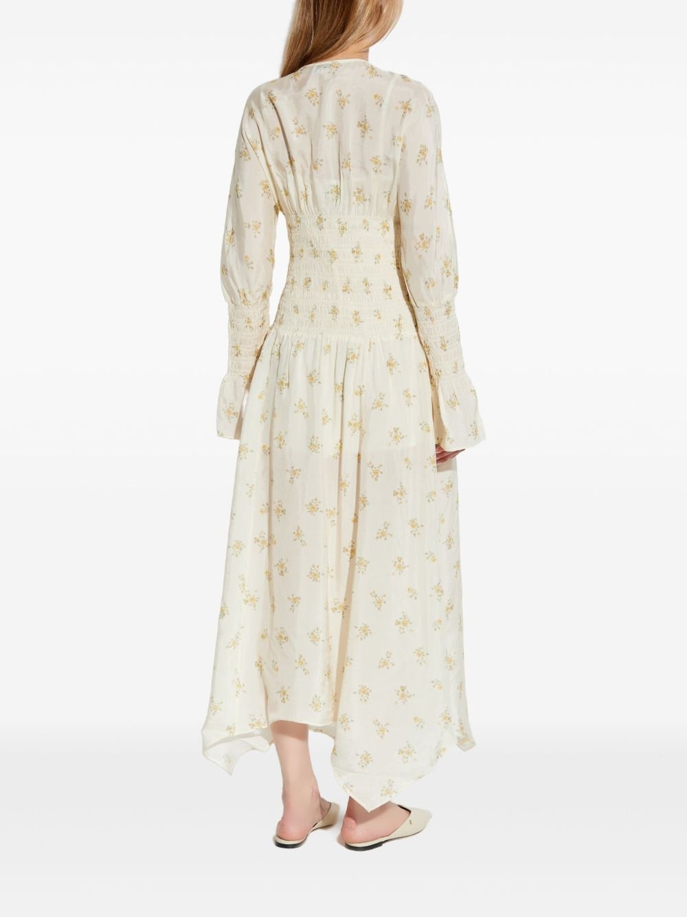 floral-print maxi dress - 4