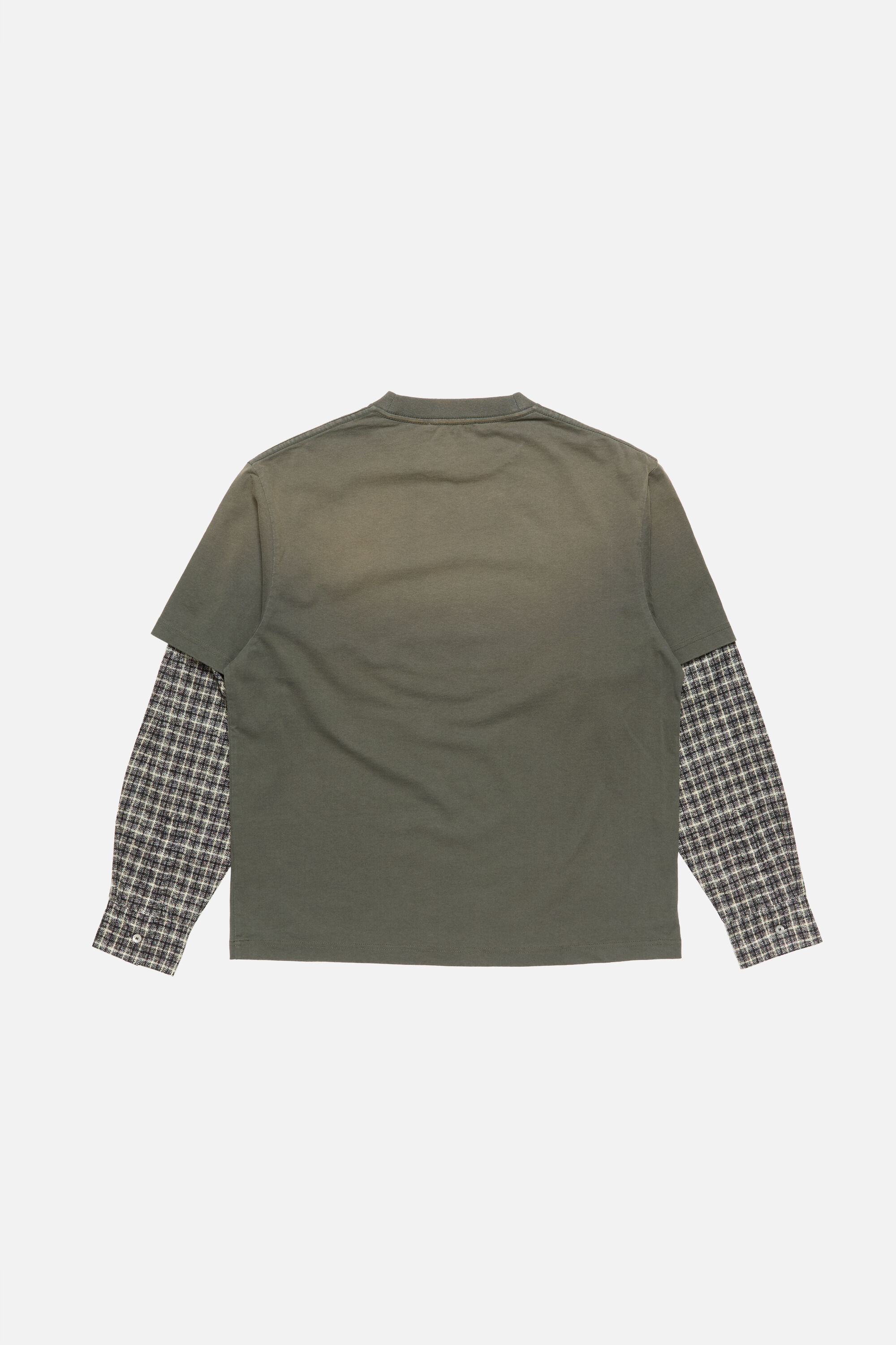Layered logo t-shirt - Vintage green - 7