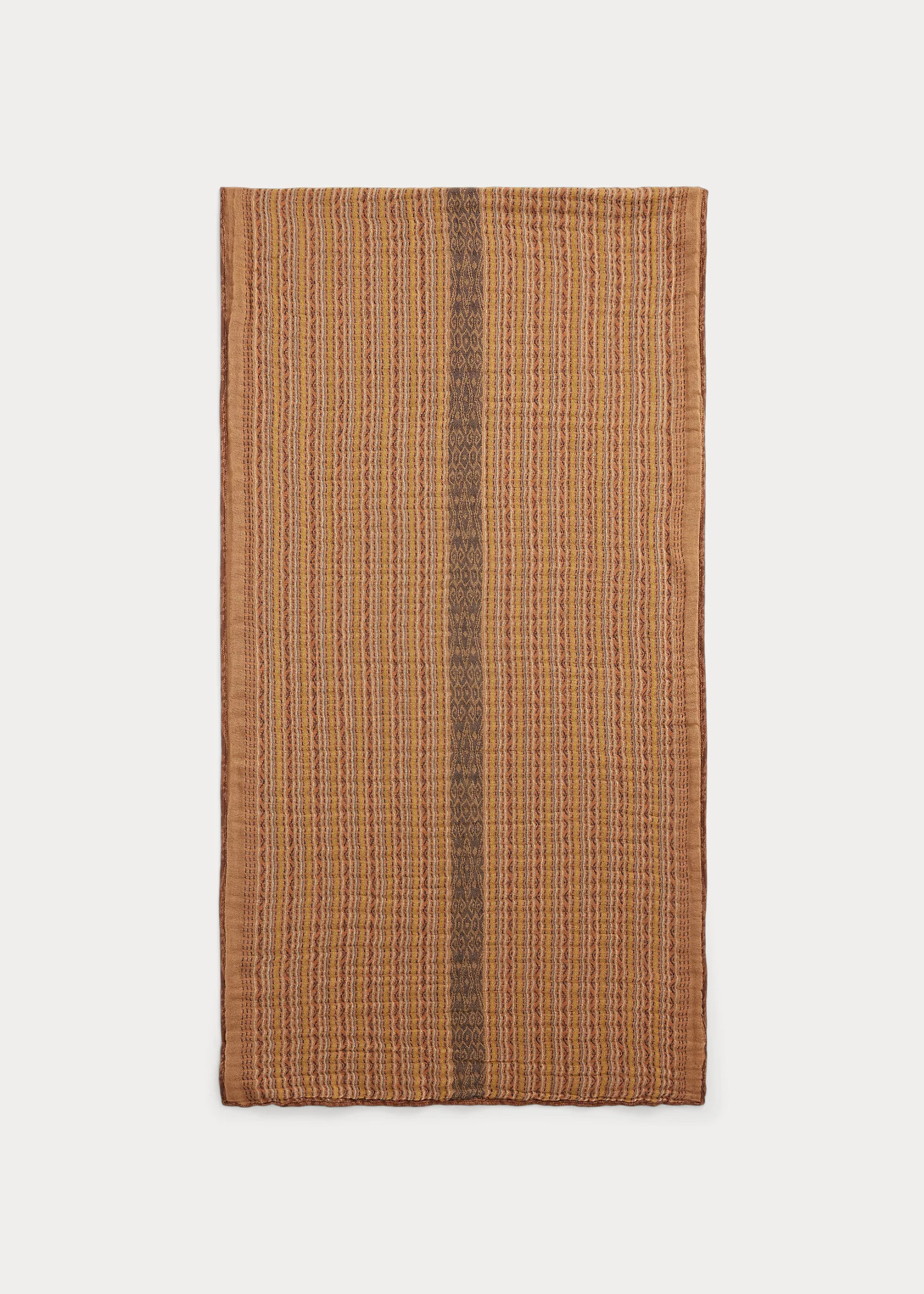 Double-Faced Cotton Jacquard Scarf - 4