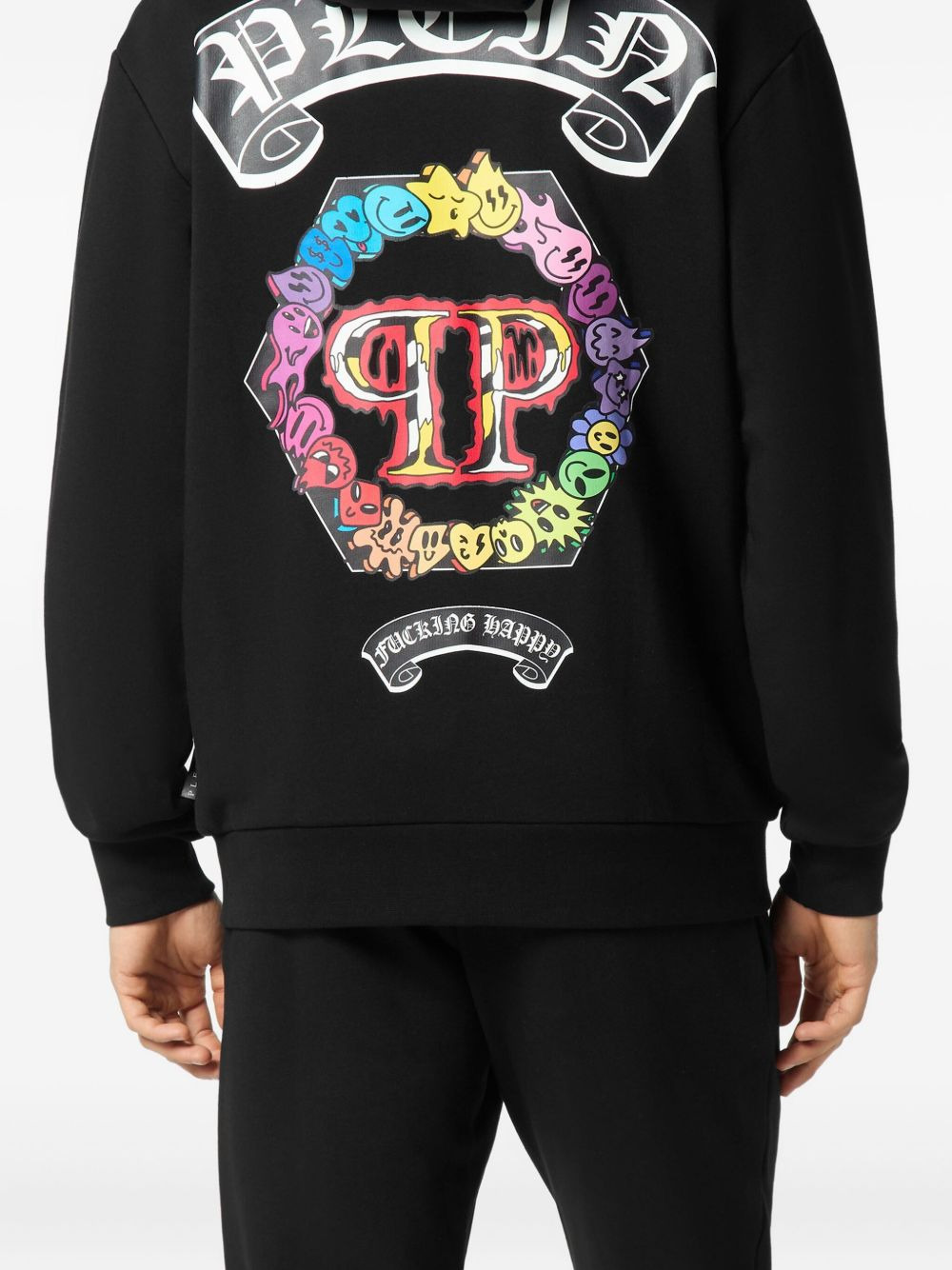 logo-detailed hoodie - 3