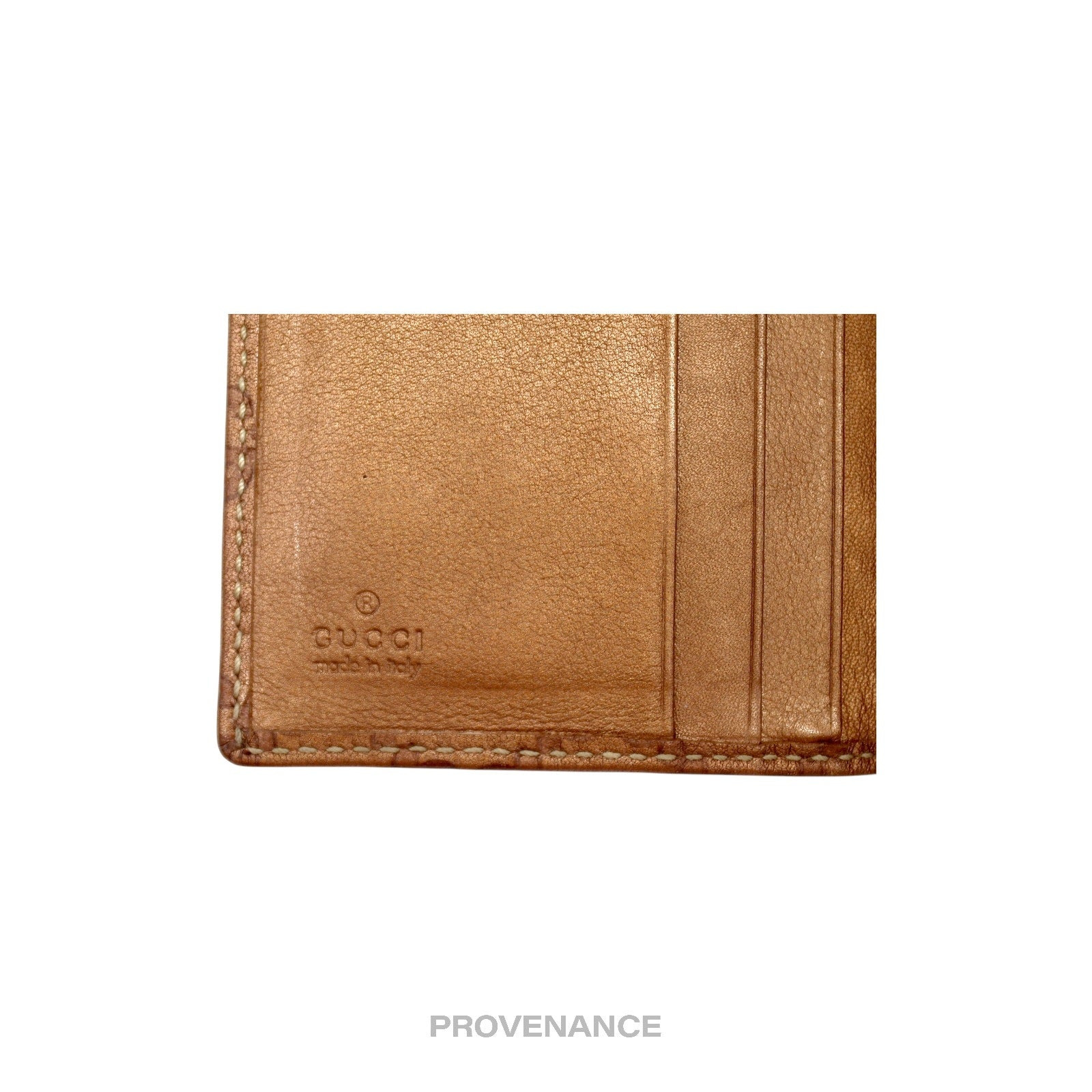 Gucci GG Heart Pocket Organizer Card Wallet - Bronze - 6
