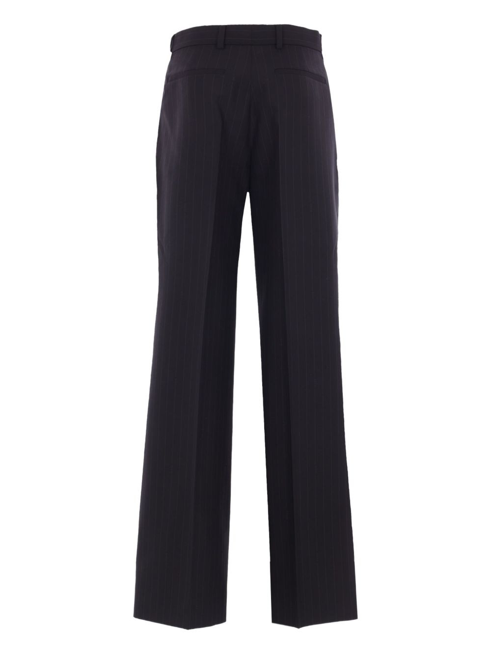 pinstripe wool jacquard trousers - 2