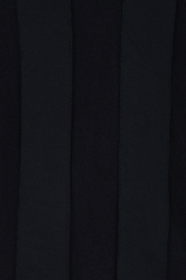 Midnight blue polyester blend sweater - 3