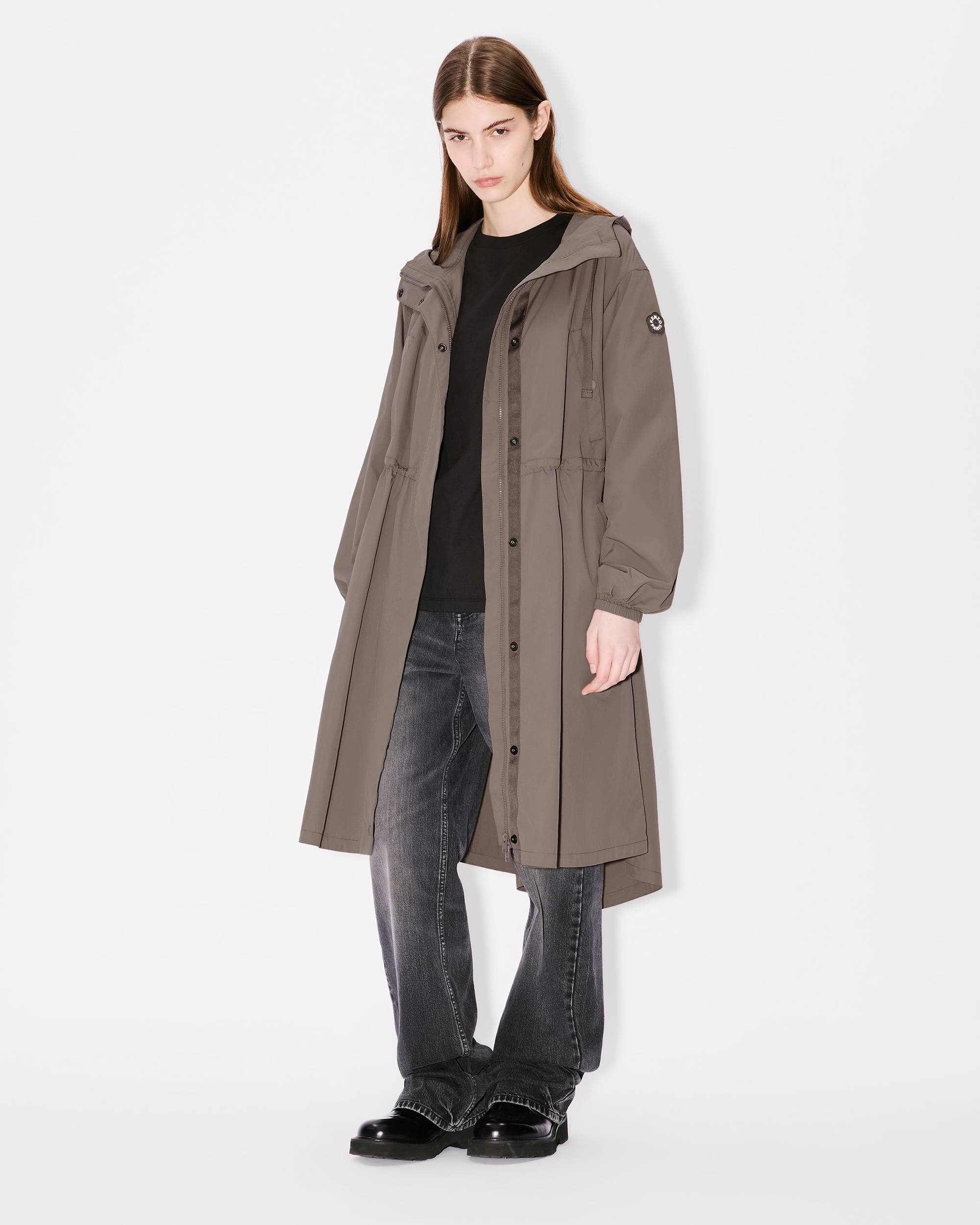 'Boke Flower 2.0' long windbreaker - 3