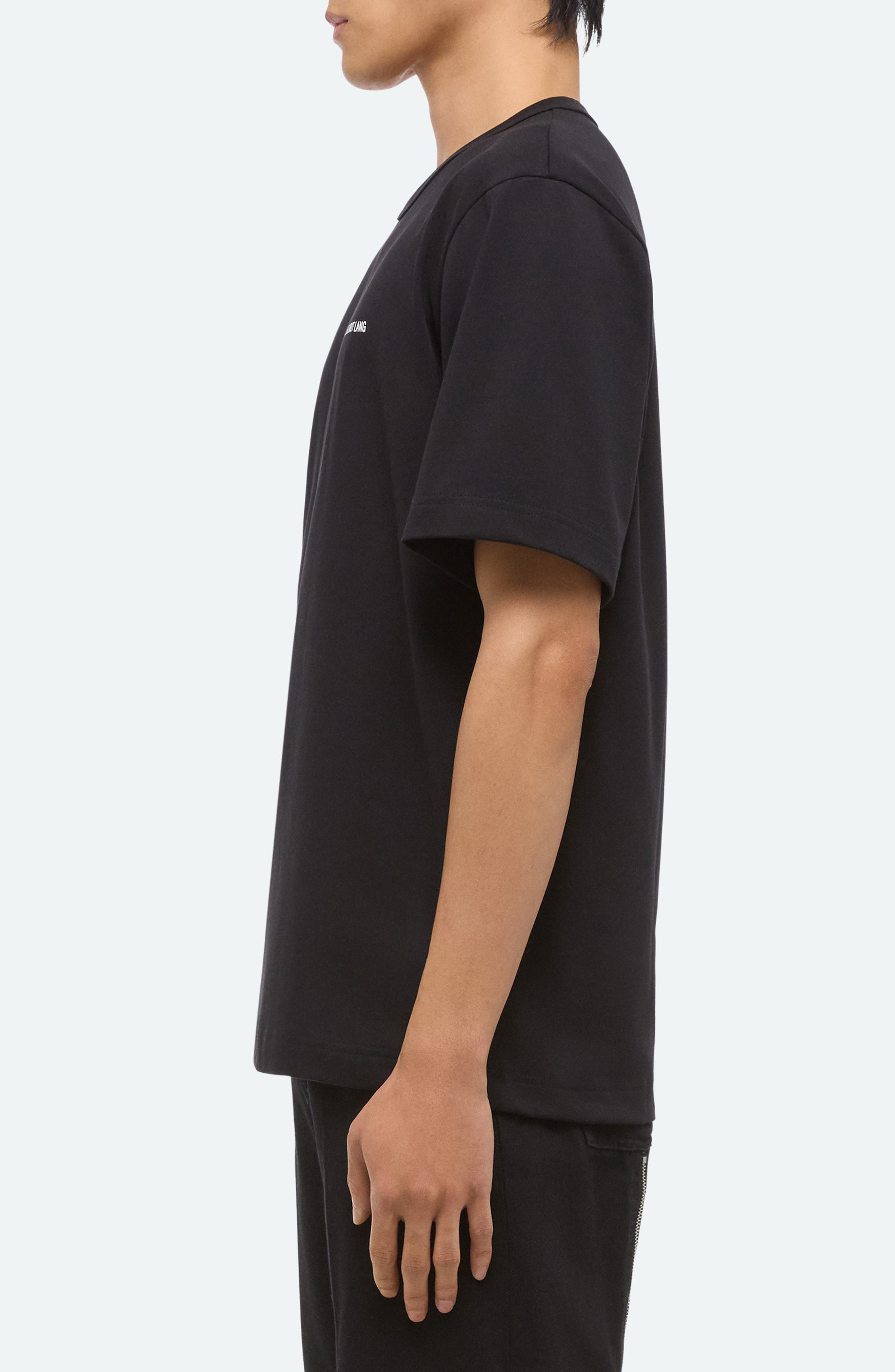 Helmut Lang Plastic Logo Cotton Graphic T-Shirt in Black at Nordstrom - 3