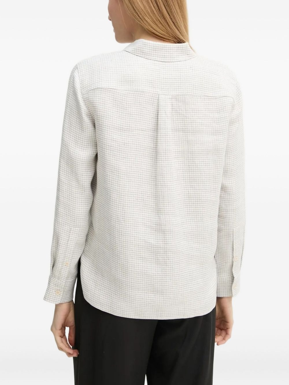 check-print shirt - 2