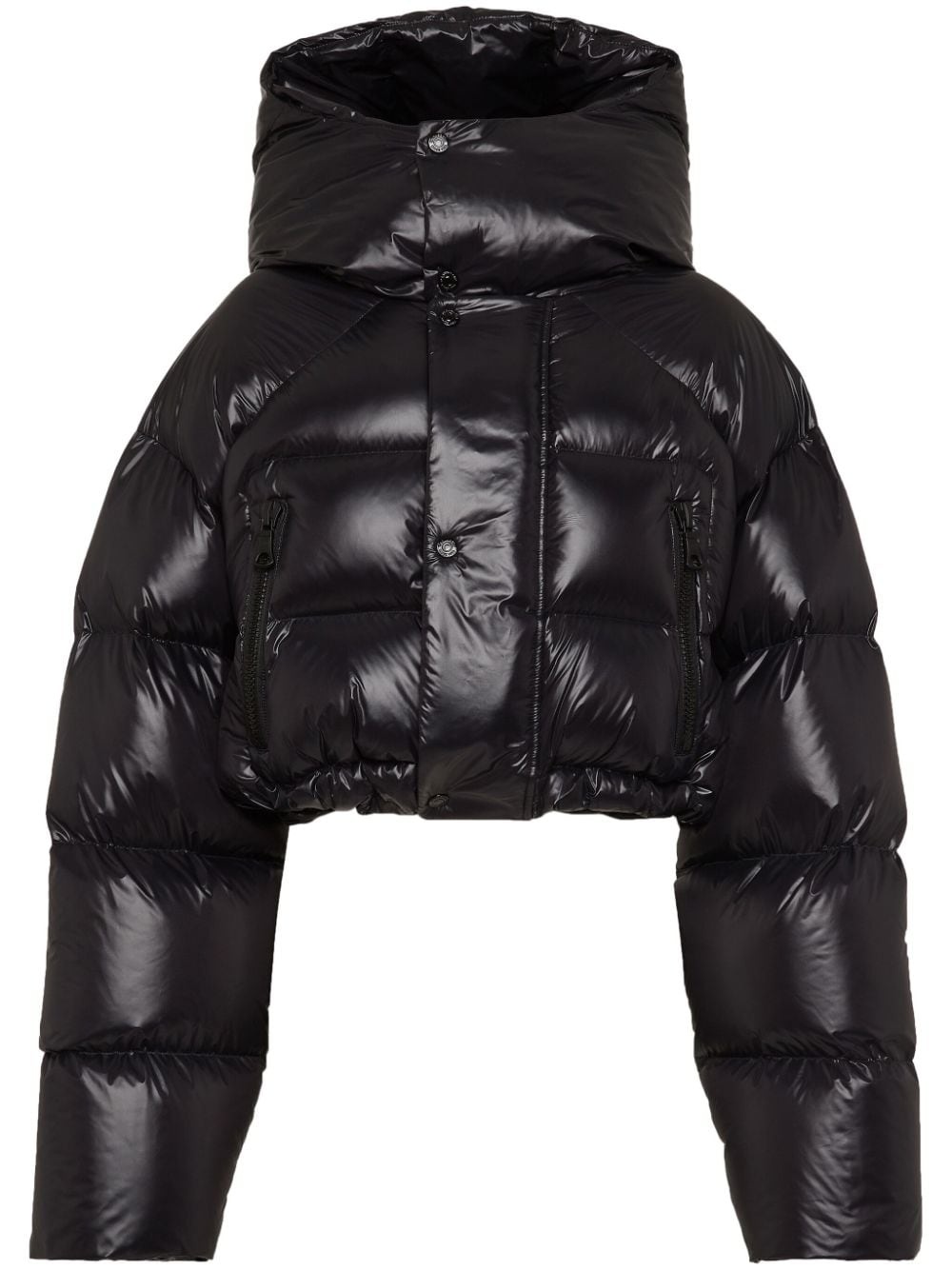 Icon cropped puffer jacket - 1