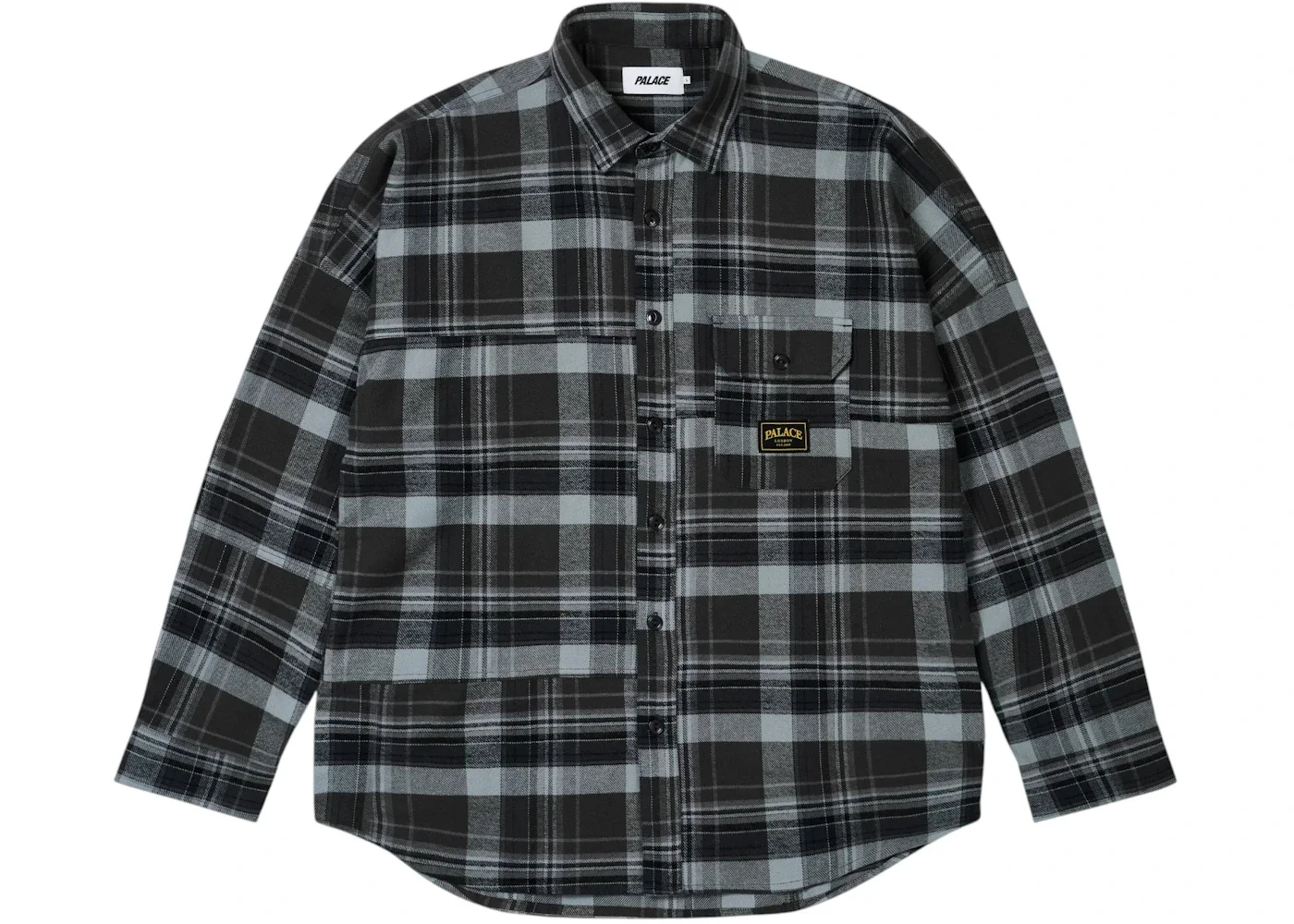 Palace Lumber Yak Patch Overshirt Black - 1
