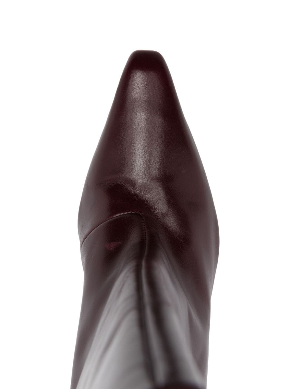 80mm calfskin ankle boots - 4