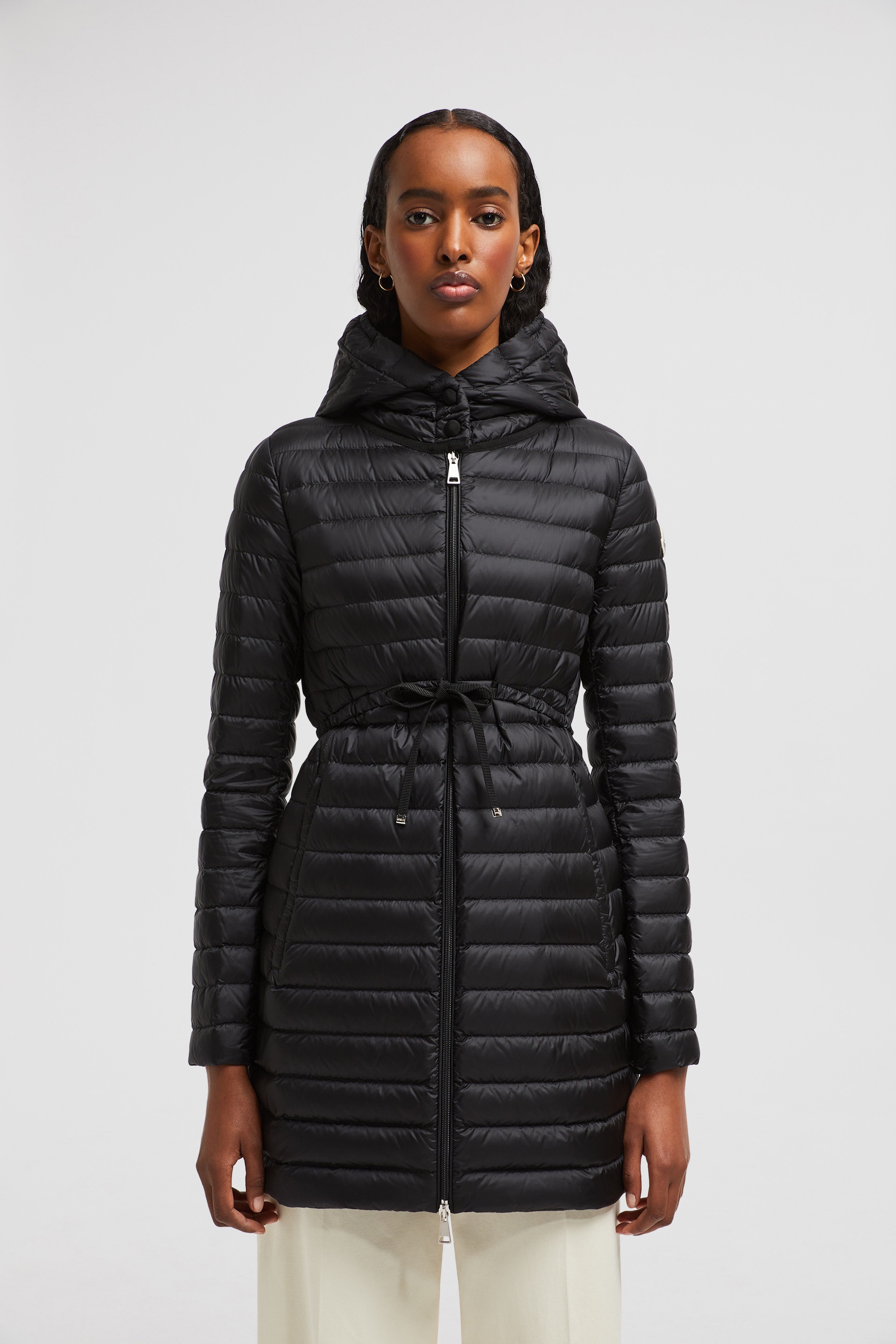 Barbel Hooded Fit & Flare Long Down Jacket - 3