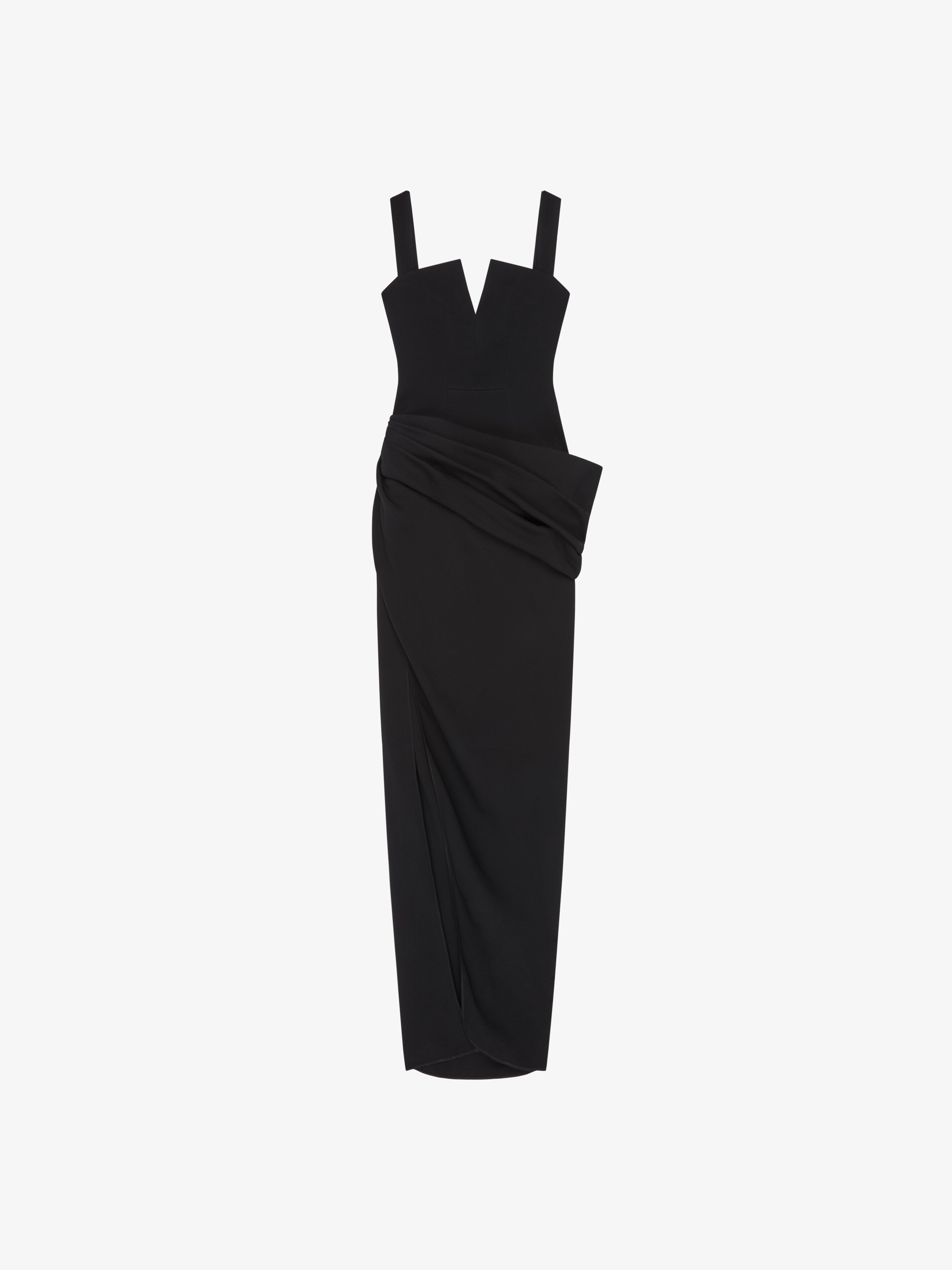 EVENING DRAPED DRESS - 1